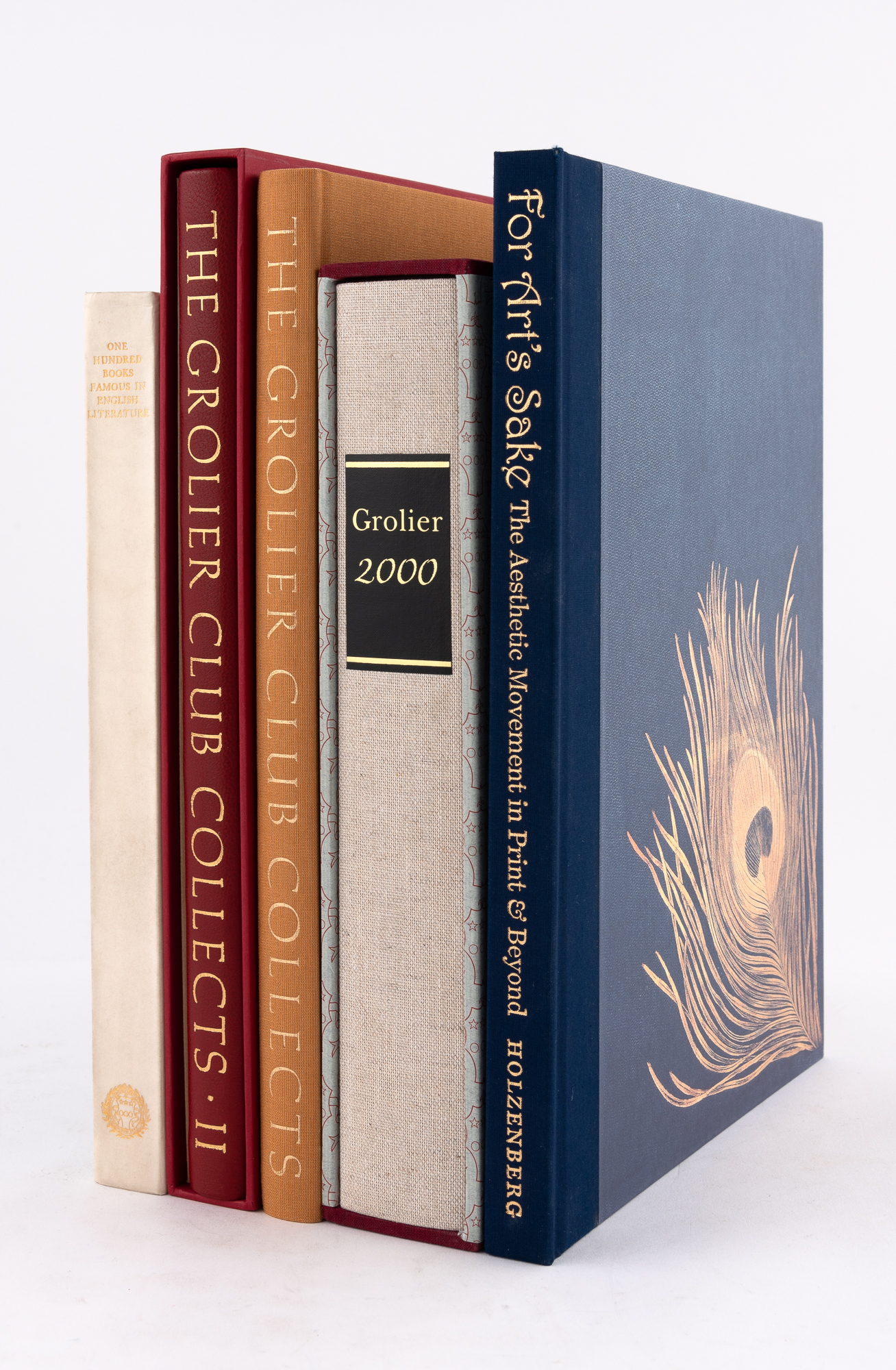 Lot image - GROLIER CLUB  One Hundred Books Famous in English Literature. Introduction by George E. Woodberry.