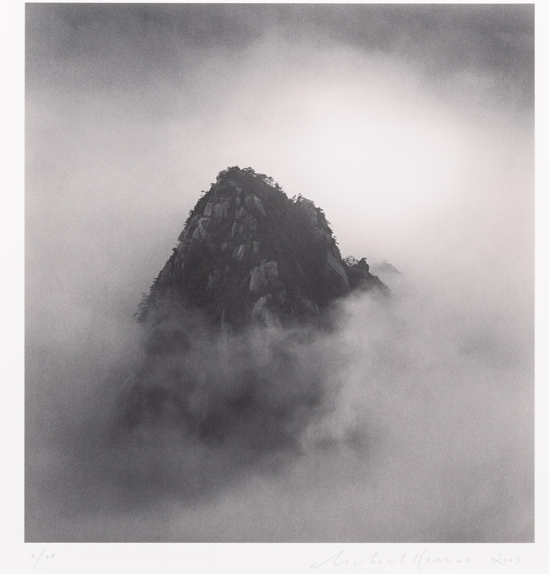 Lot image - KENNA, MICHAEL (b. 1953)  Two images from his Huangshang Mountains series,