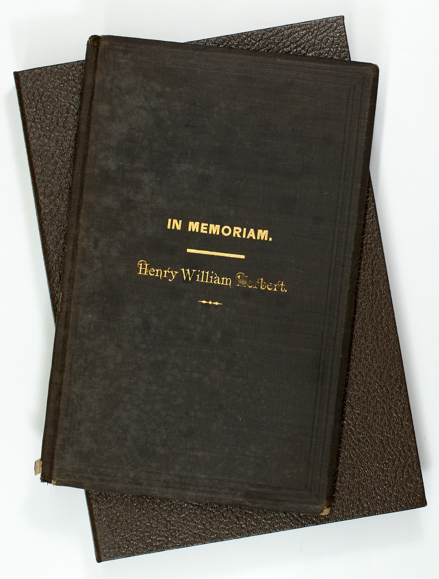 Lot image - [FORESTER, FRANK]  The Newark Herbert Association to Frank Forester. In Memoriam, May 19, 1876.