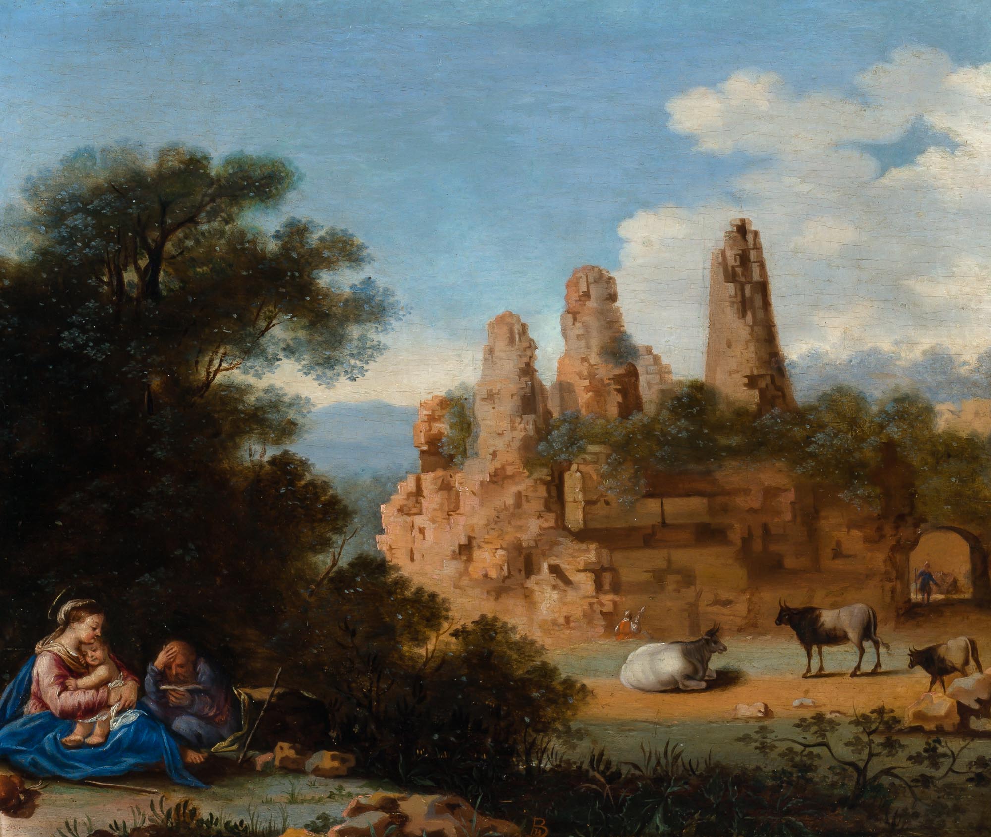 Lot image - Follower of Bartholomeus Breenbergh