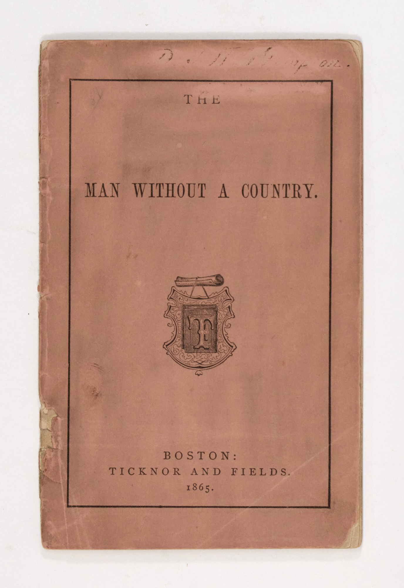 Lot image - [HALE, EDWARD EVERETT]  The Man without a Country.