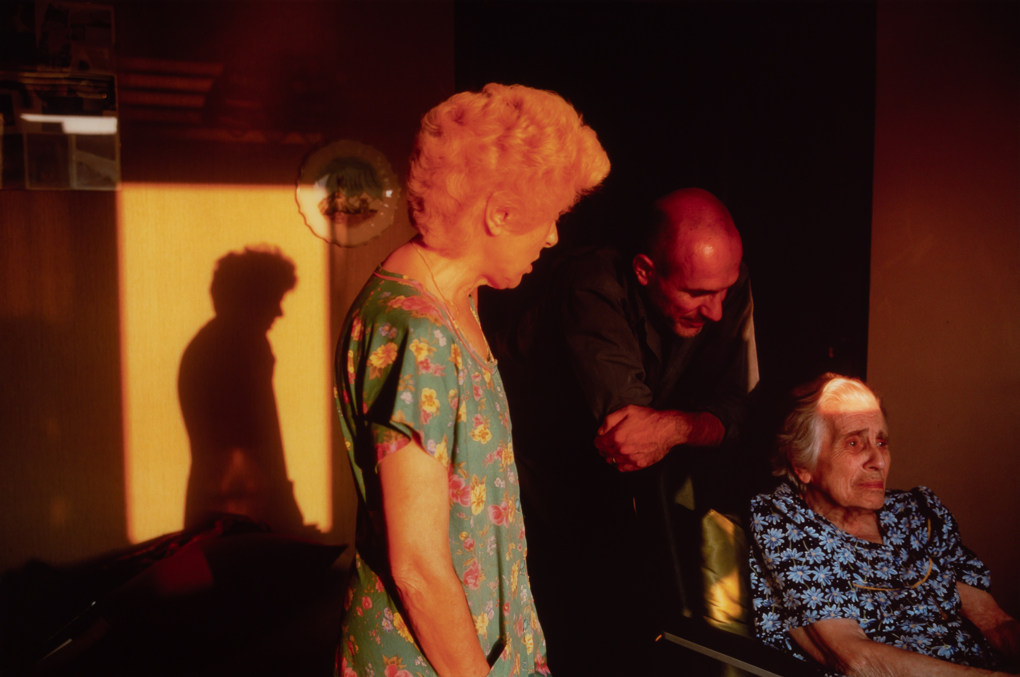 Lot image - GOLDIN, NAN (b. 1953)  Guido with his mother, grandmother and shadow, Turin,