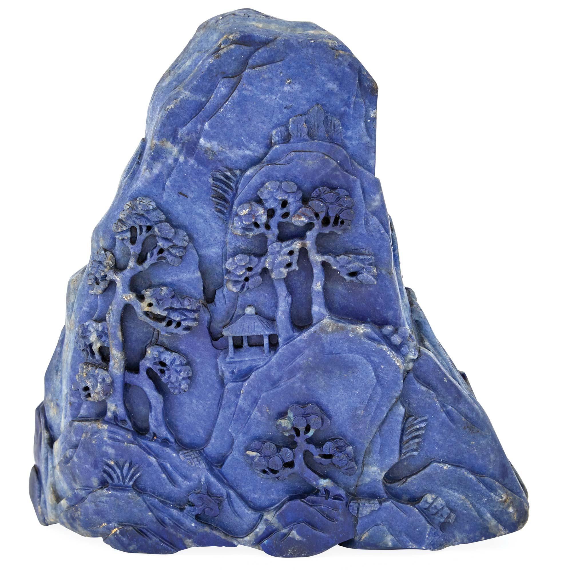 Lot image - Chinese Lapis Lazuli Mountain