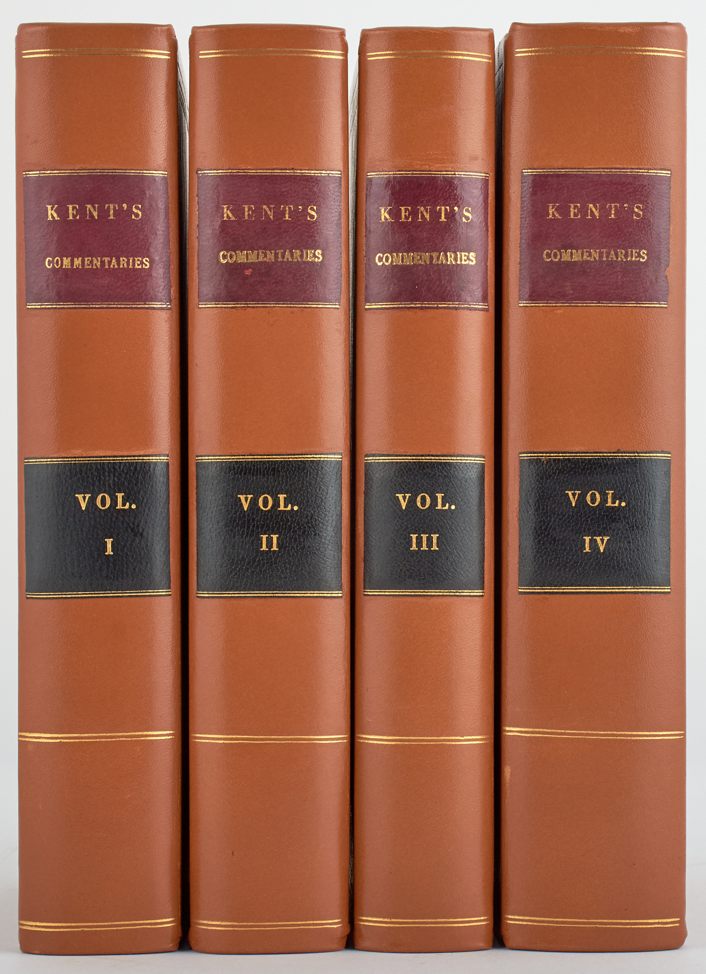 Lot image - KENT, JAMES  Commentaries on American Law
