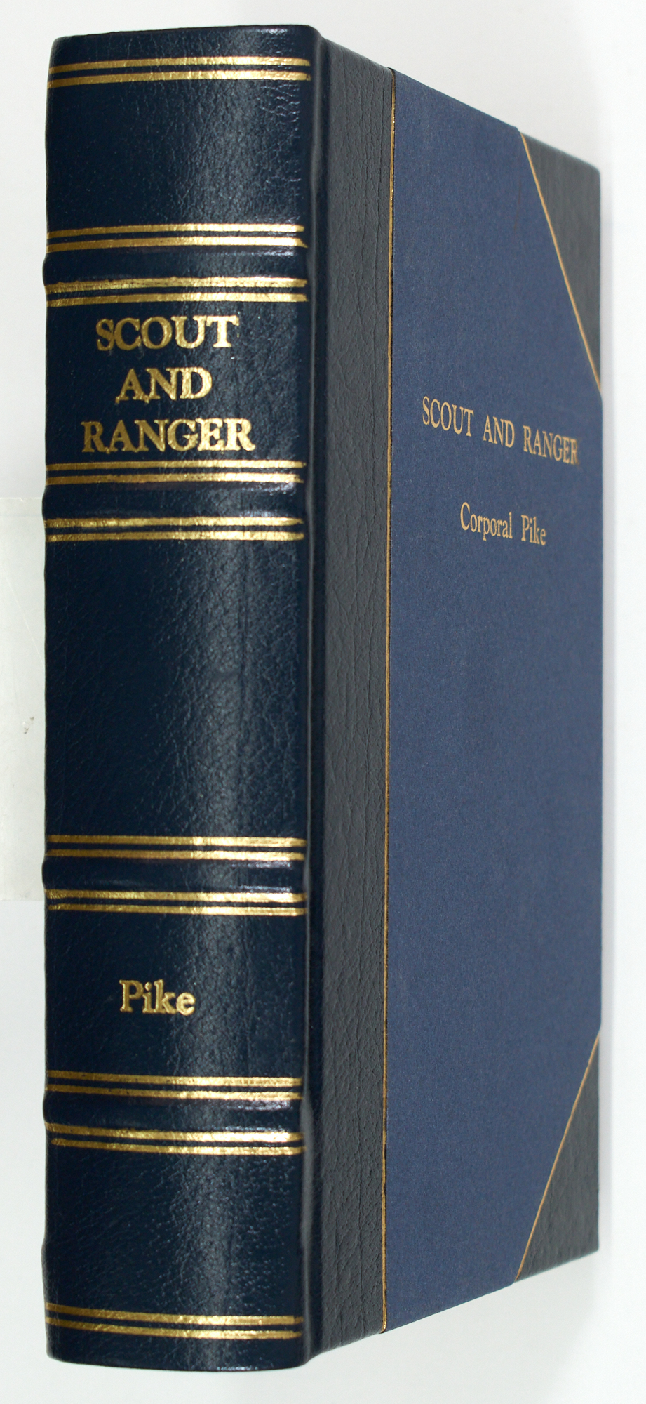 Lot image - [AMERICANA]  PIKE, [JAMES], Corporal. The Scout and Ranger: being the personal adventures of Corporal Pike of the Fourth Ohio Cavalry.