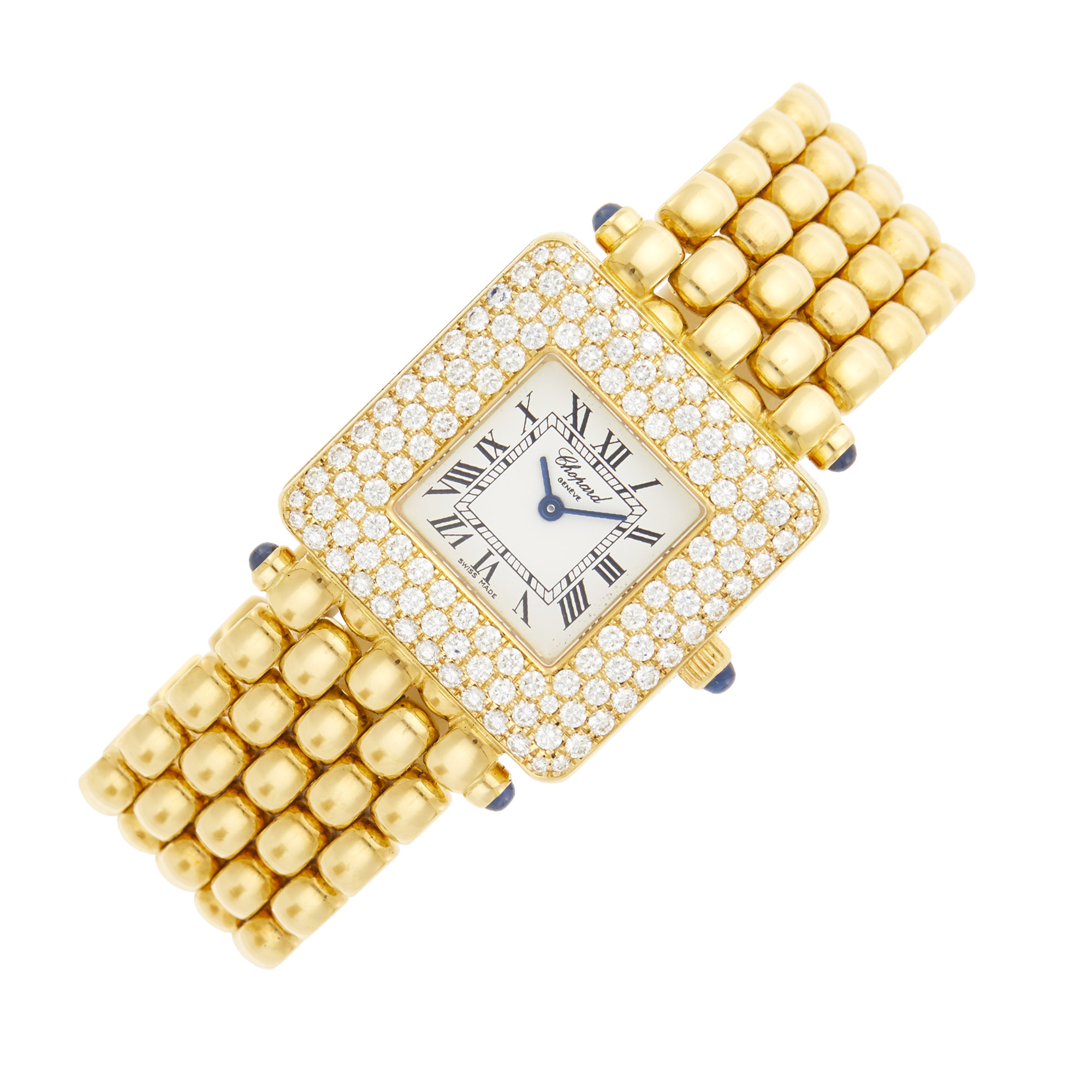 Lot image - Chopard Gold and Diamond Classique Wristwatch