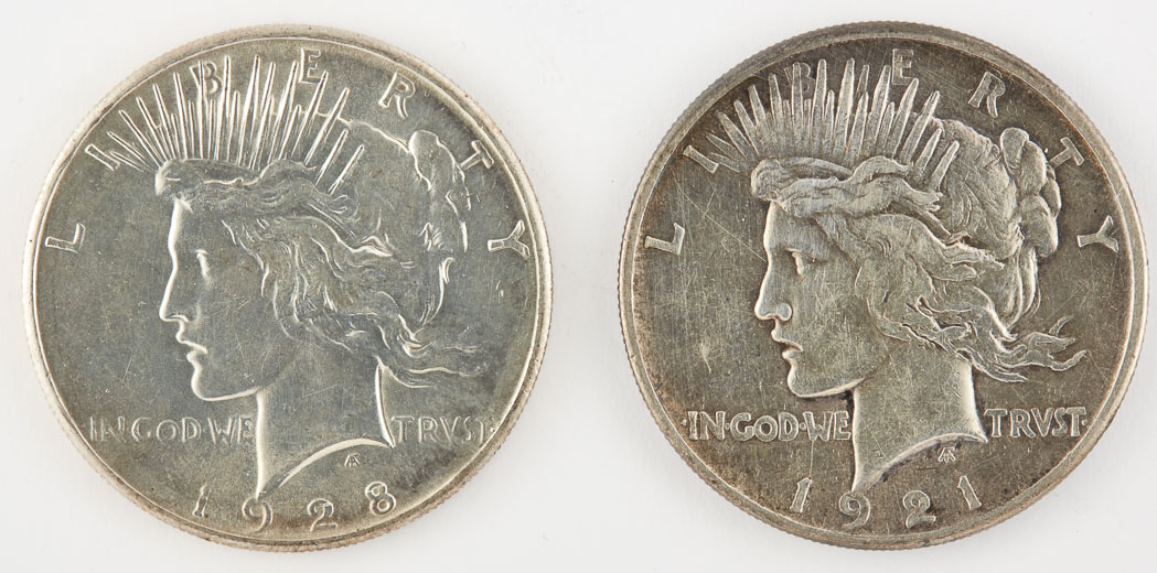 Lot image - United States Peace Dollars