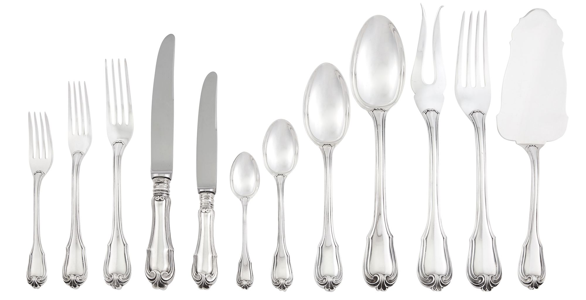 Lot image - Gianmaria Buccellati Sterling Silver Borgia