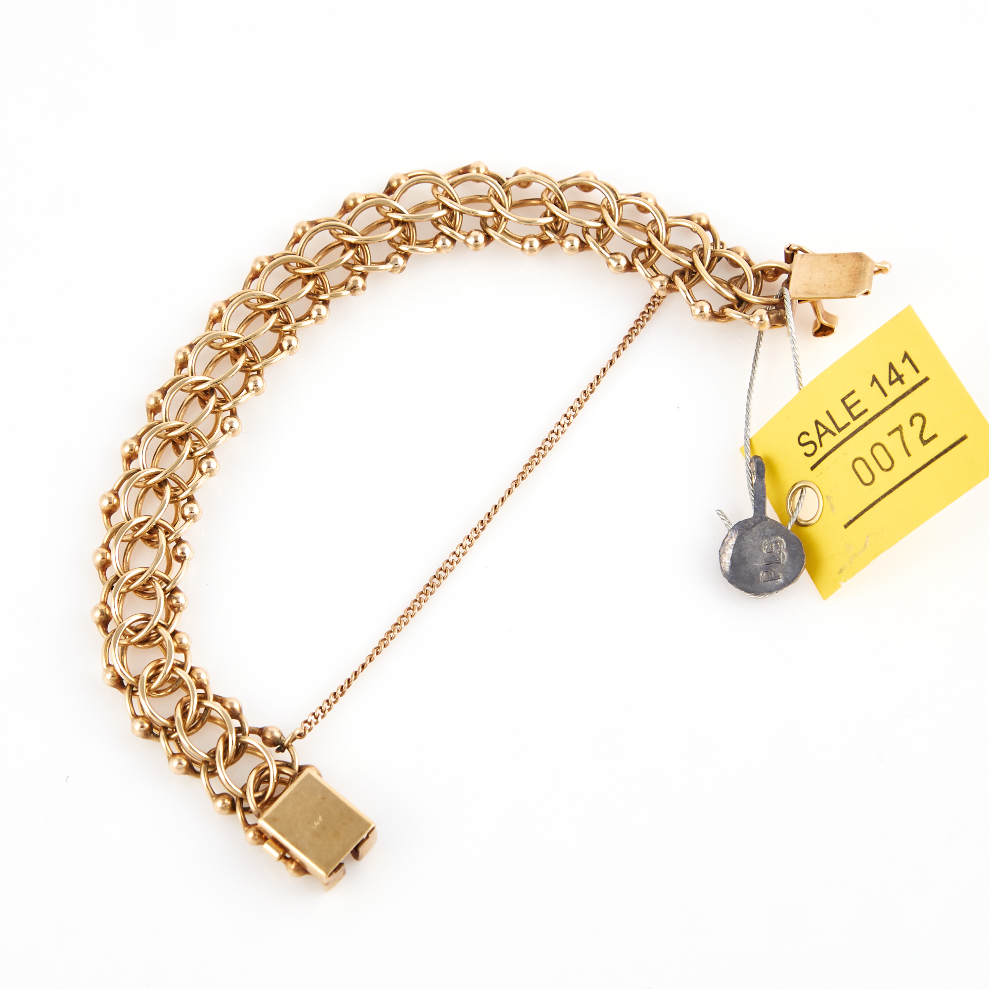 Lot image - Gold Flexible Bracelet, 14K 21 dwt.