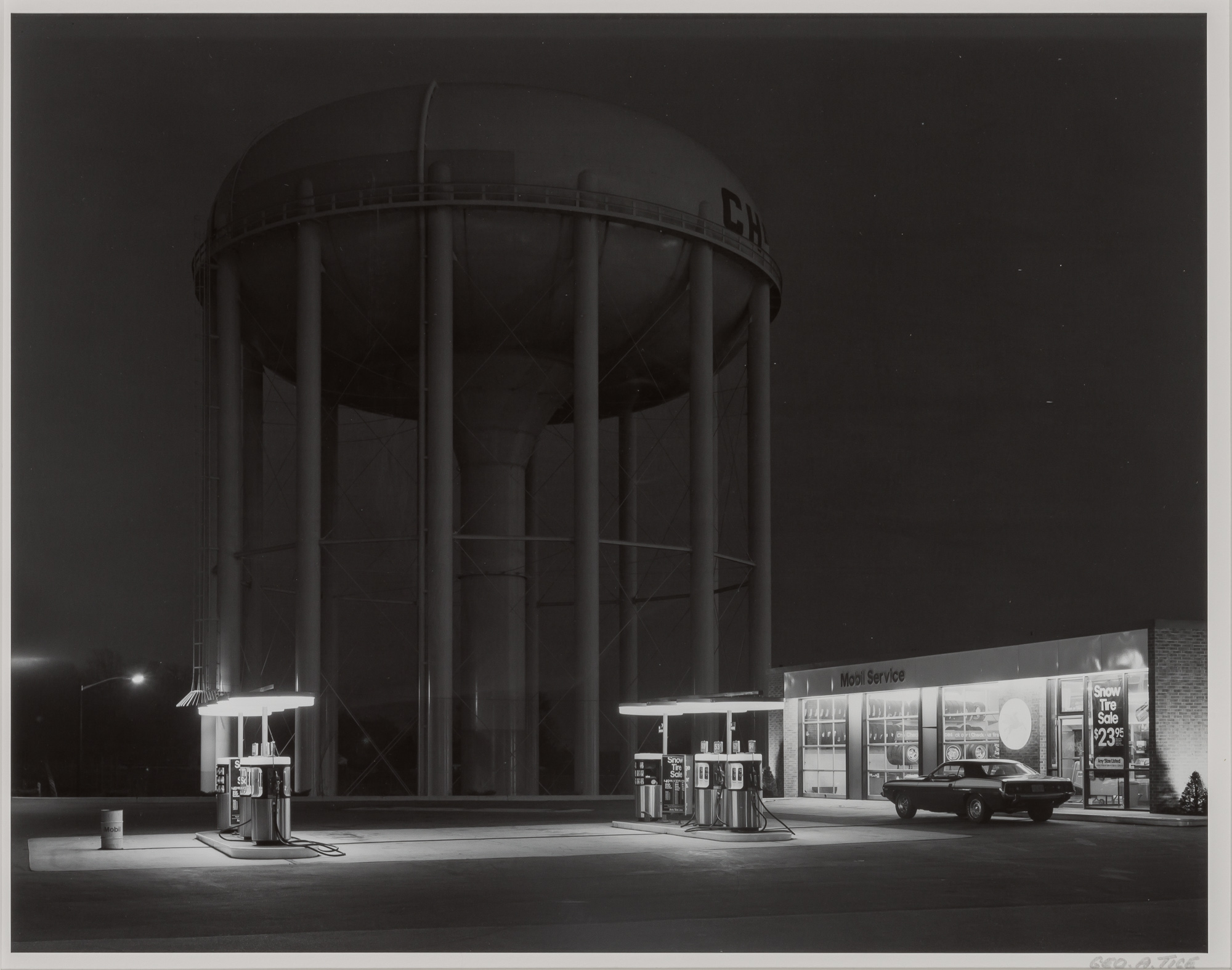 Lot image - TICE, GEORGE  Petits Service Station, Cherry Hill, New Jersey,