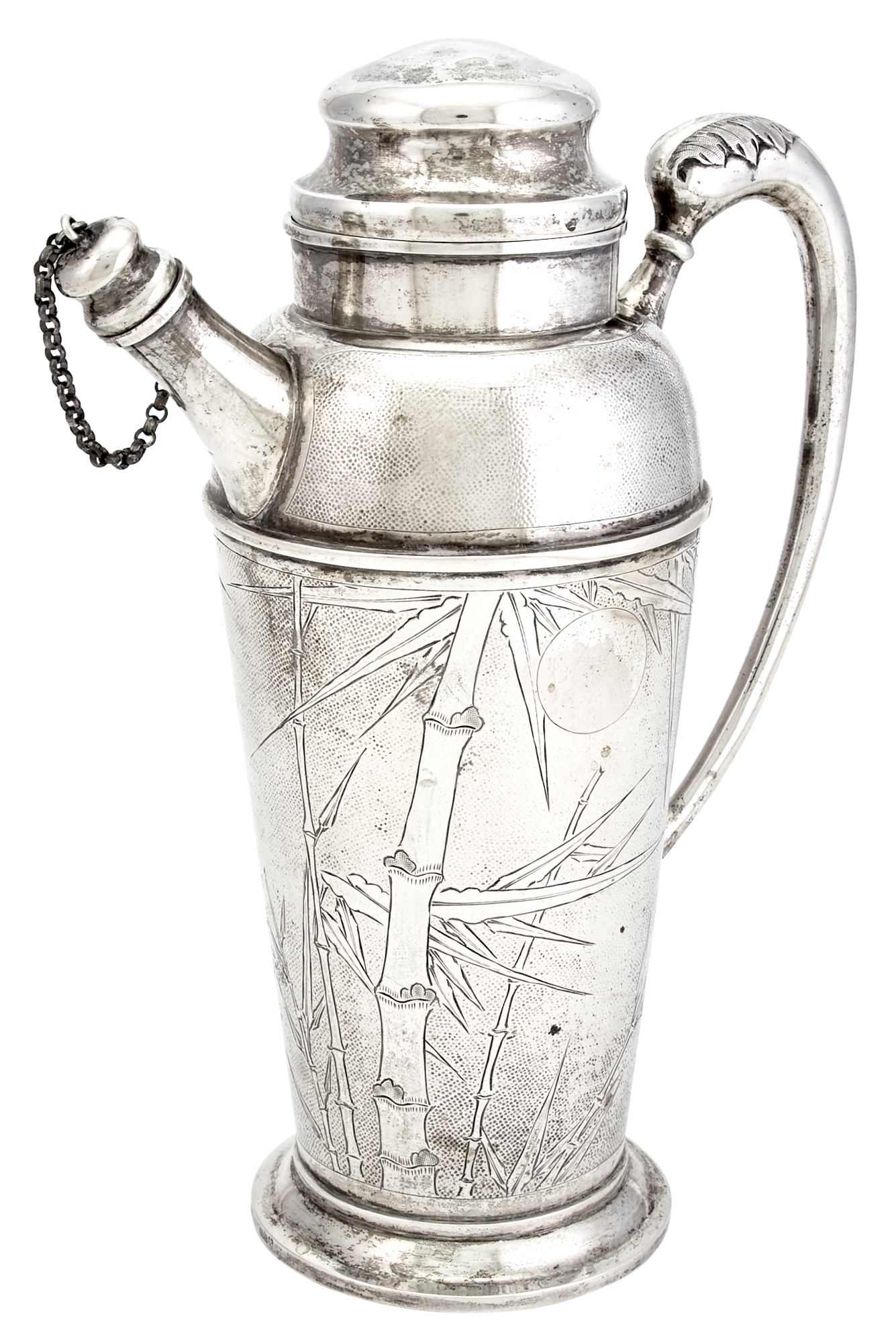 Lot image - Chinese Export Silver Cocktail Shaker
