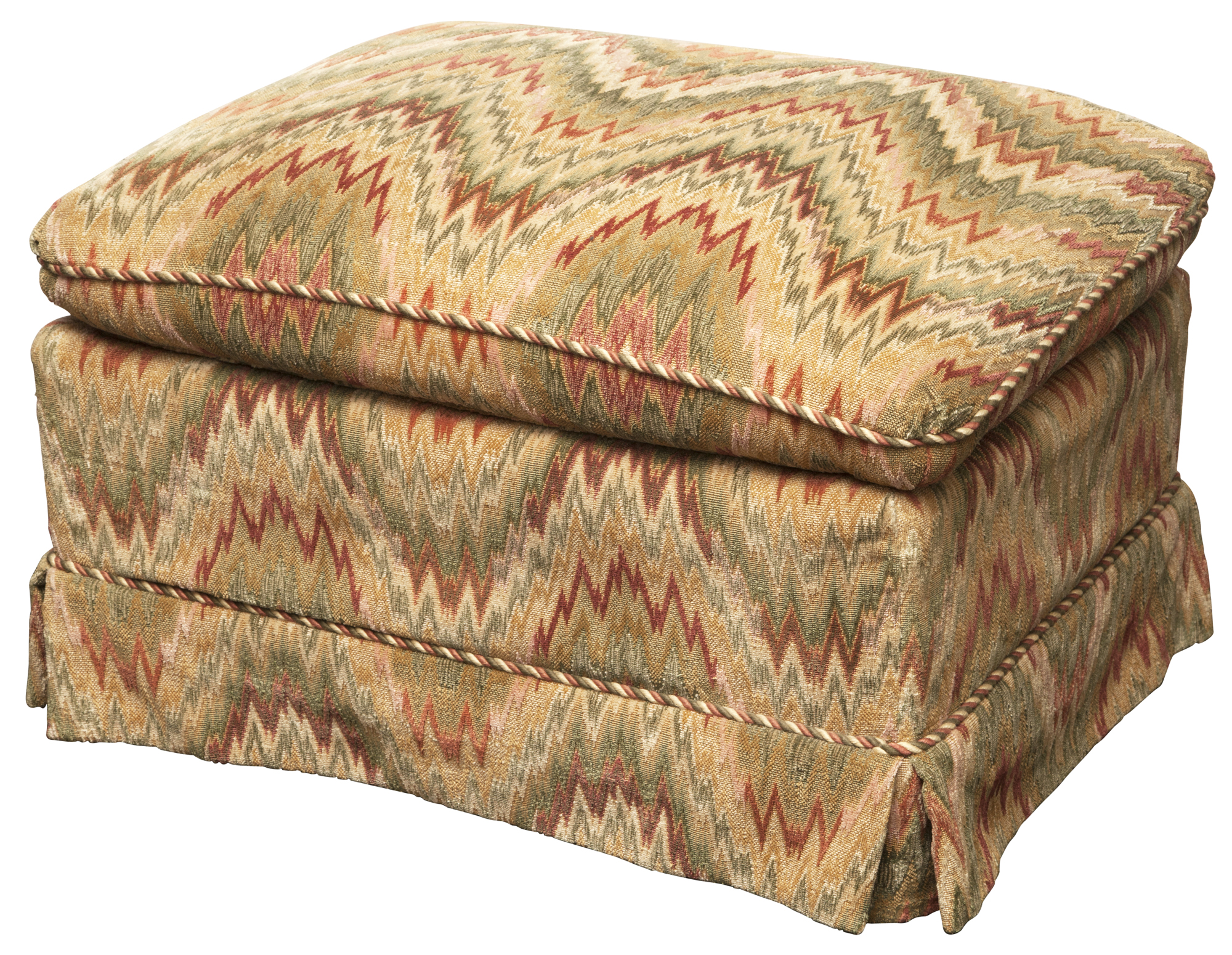 Lot image - Upholstered Ottoman