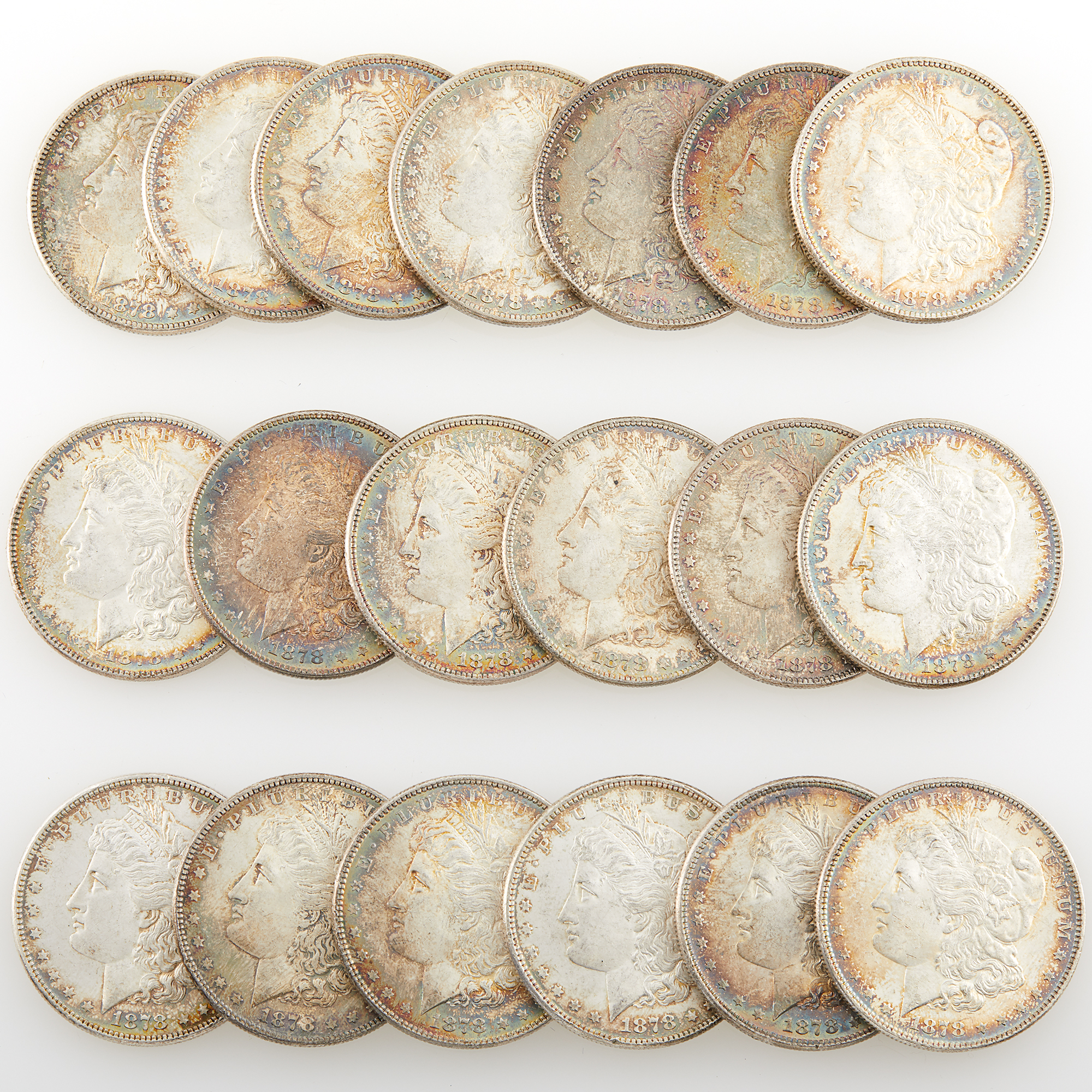 Lot image - United States 1878 Morgan Dollars