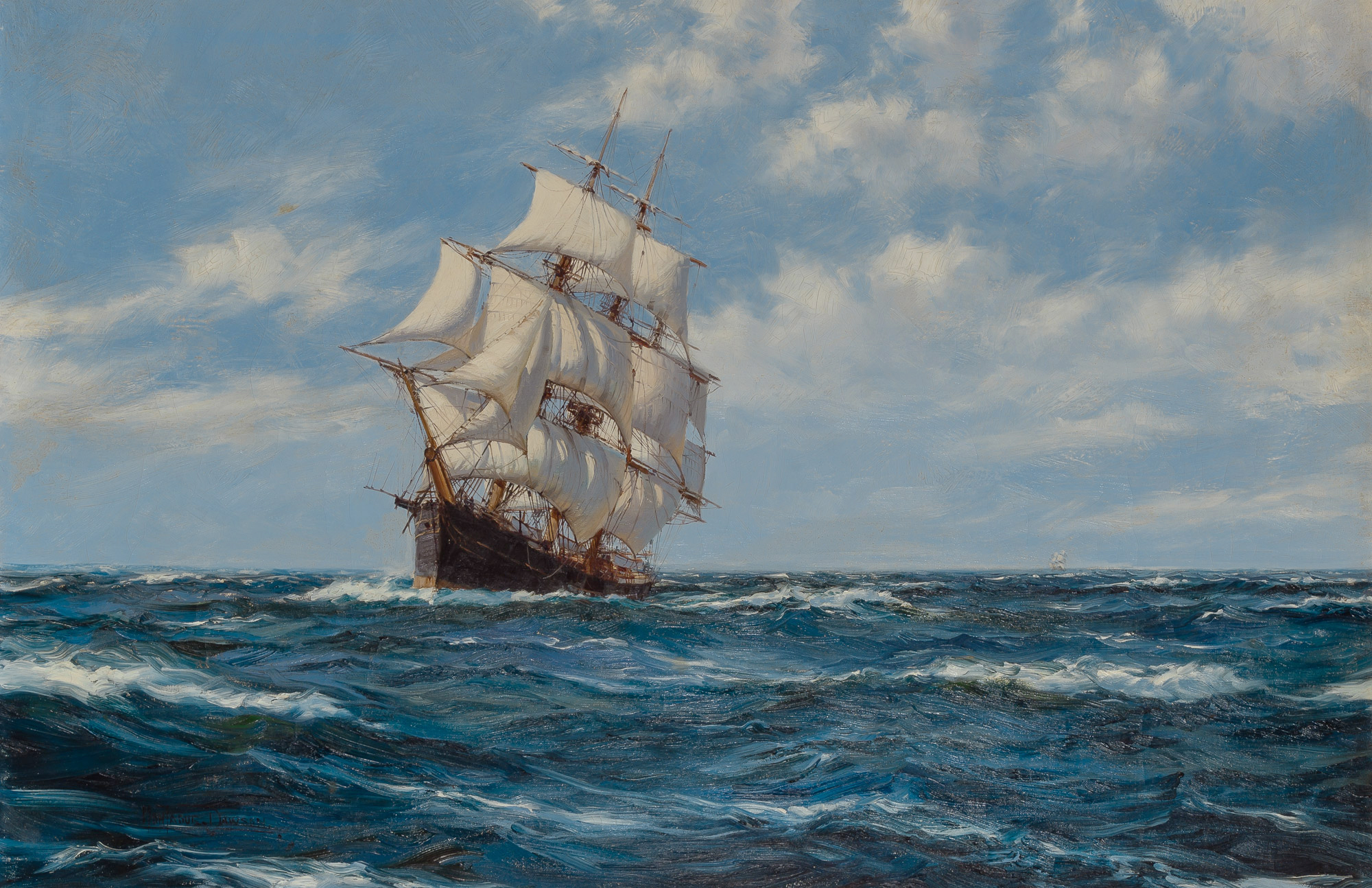 Lot image - Montague Dawson