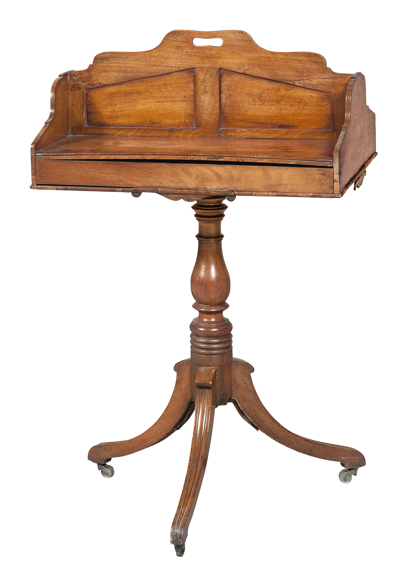 Lot image - William IV Mahogany Bookstand