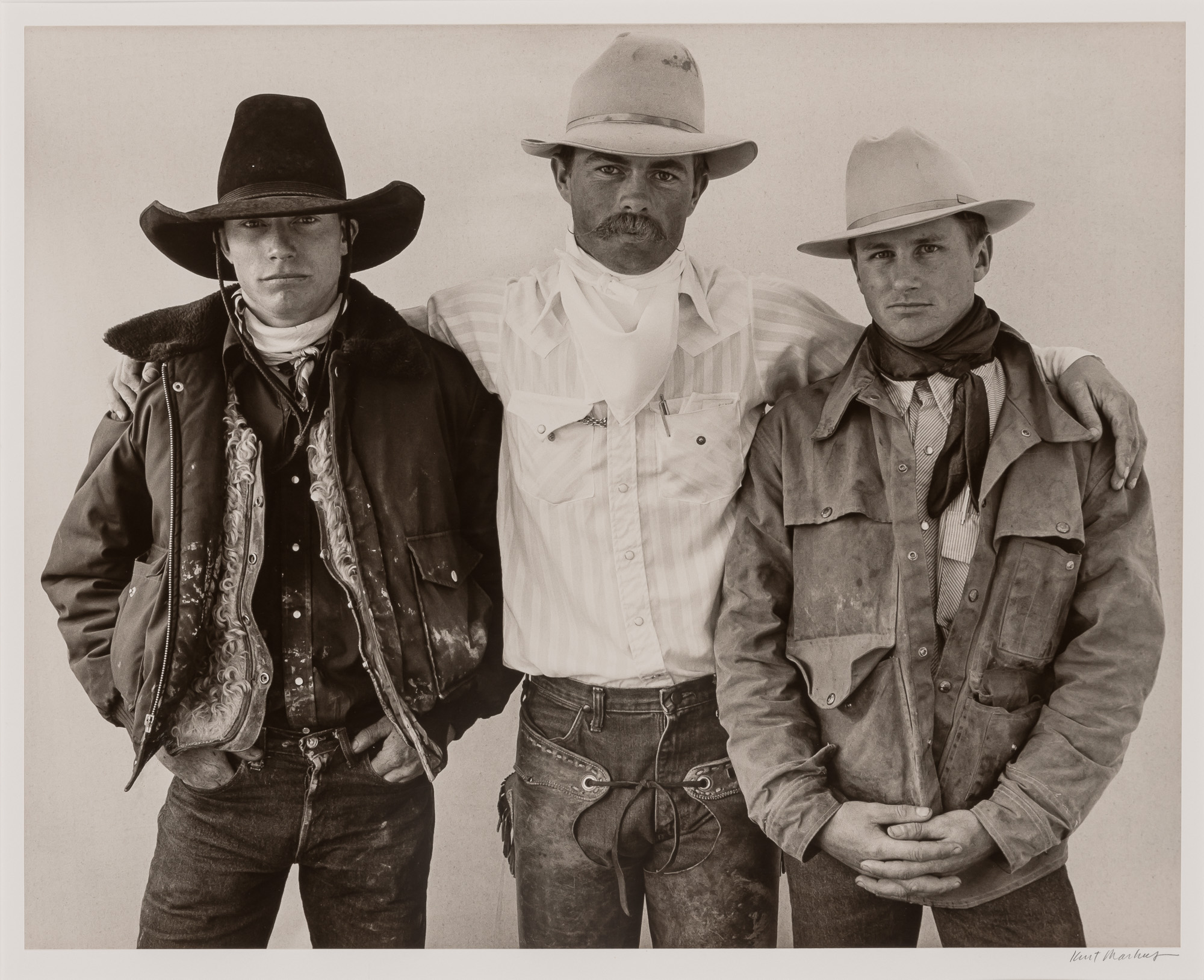 Lot image - MARKUS, KURT (b. 1947)  Rick Bates, YP Ranch, Tuscarora, NV, 1981