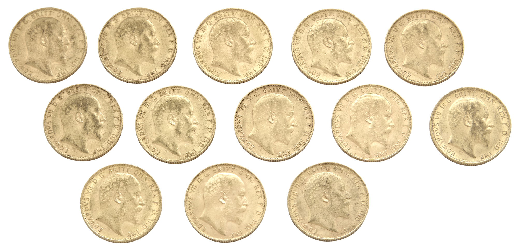 Lot image - Great Britain Gold Sovereigns