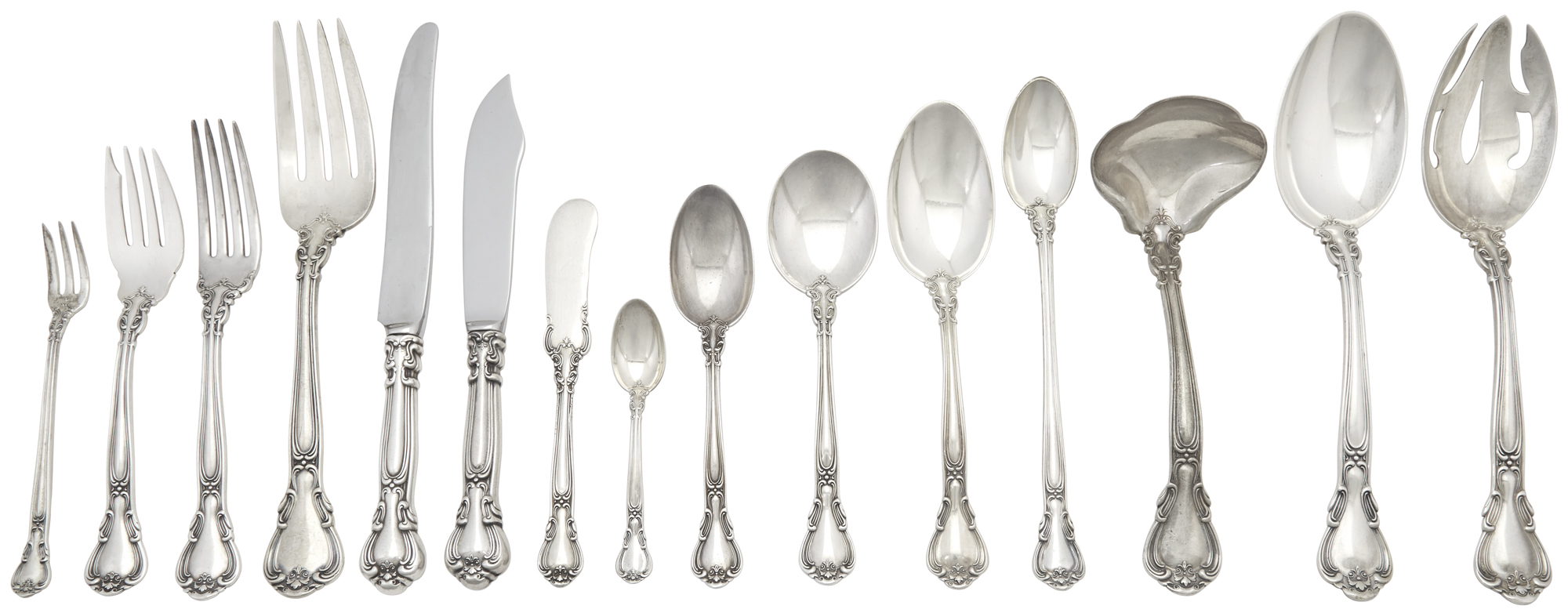 Lot image - Gorham Sterling Silver Chantilly