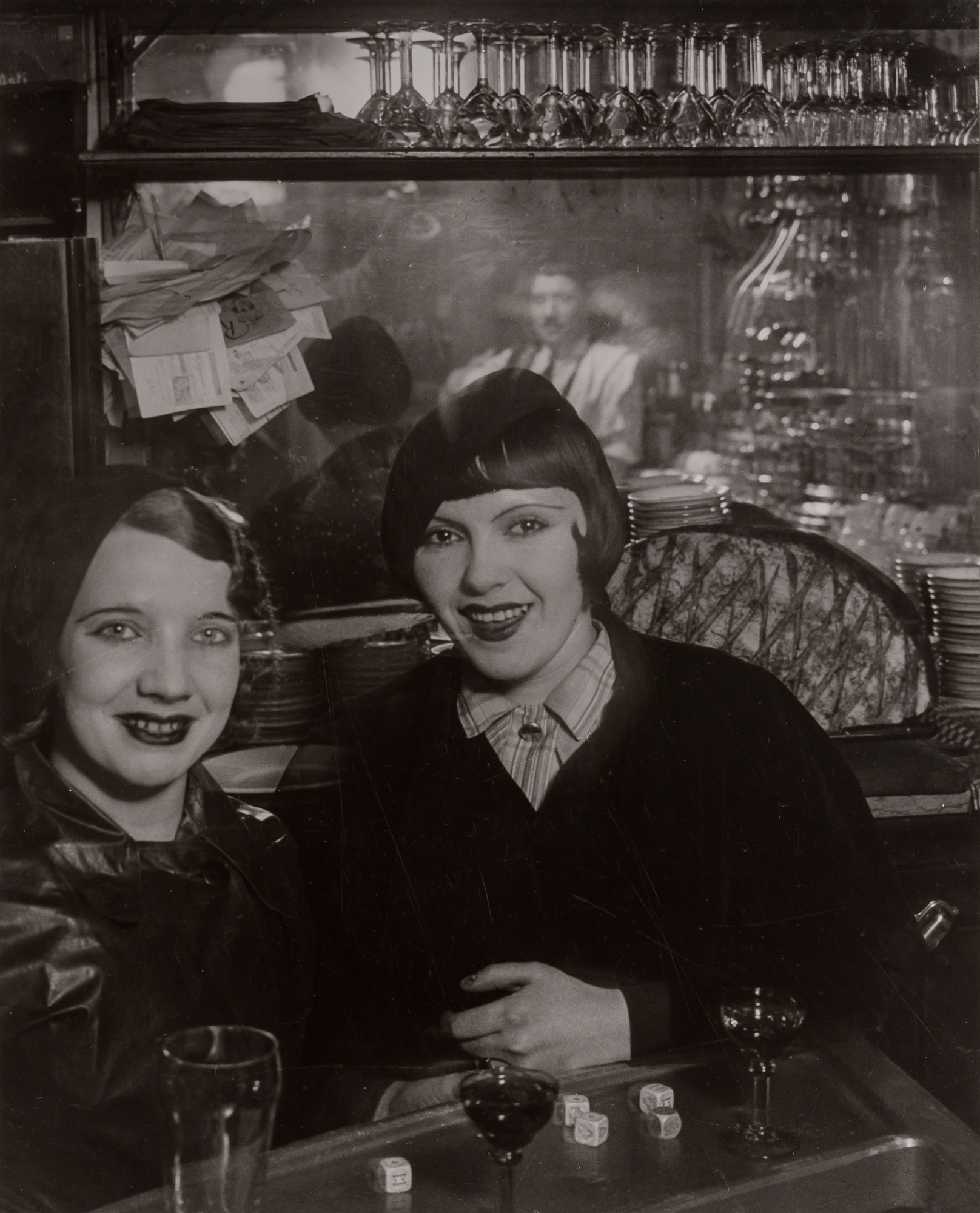 Lot image - BRASSAI [HALASZ, GYULA] (1899-1984)  [Deux filles de Joie dans une Cafe bd. Rochechouart à Montmartre],