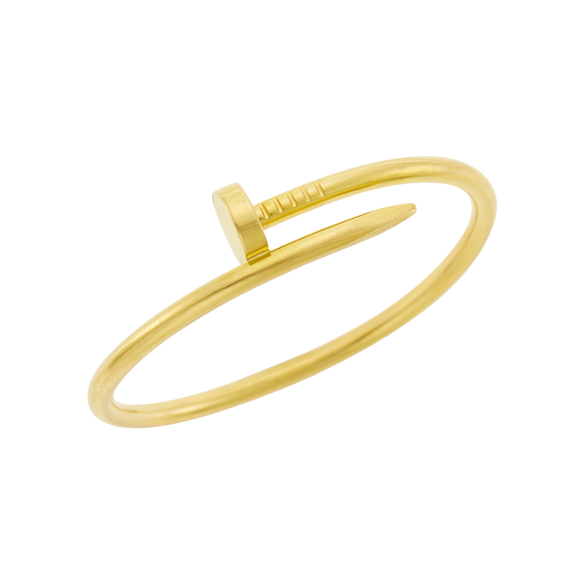 Lot image - Cartier Gold Juste un Clou Bangle Bracelet