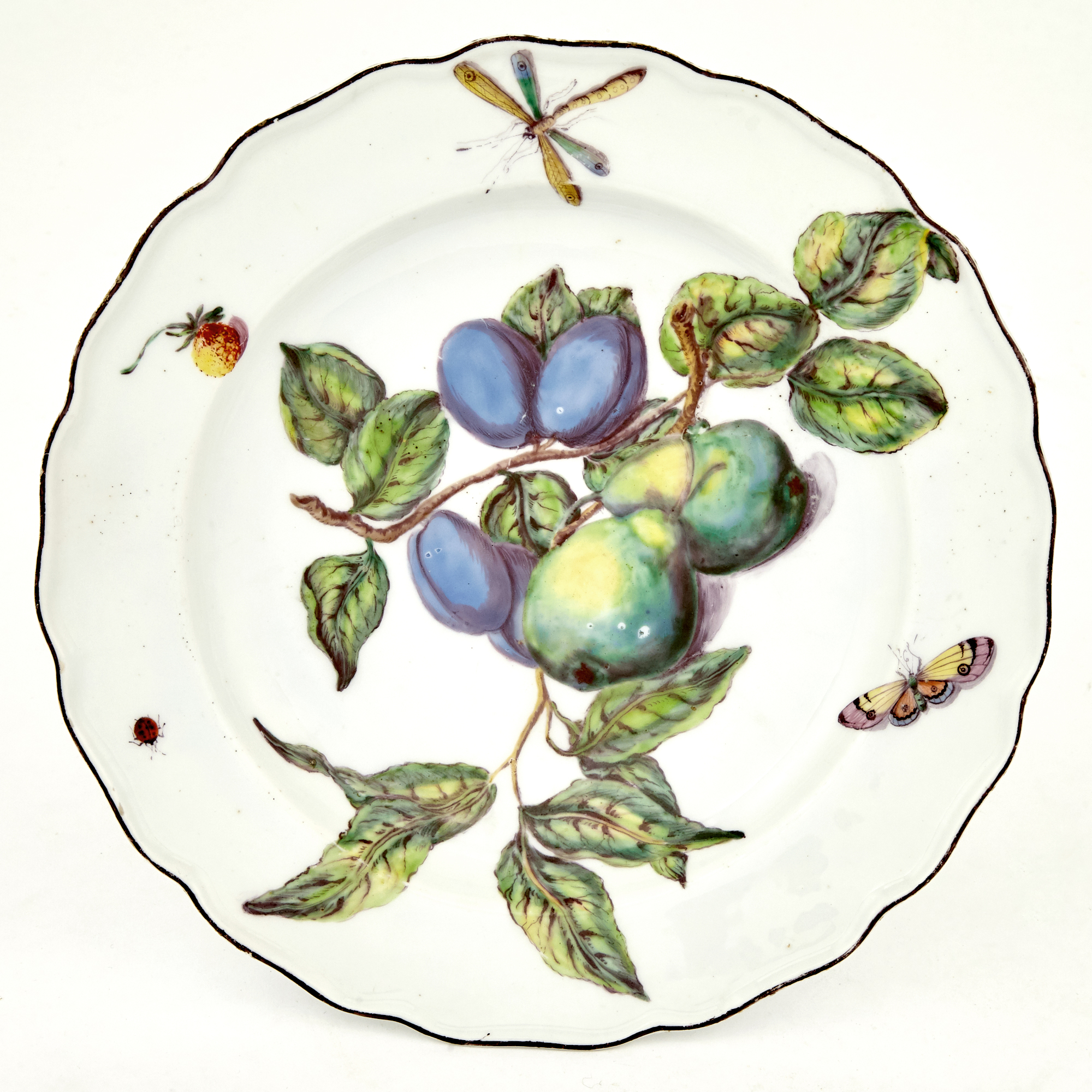 Lot image - Chelsea Porcelain Hans Sloane Botanical Plate