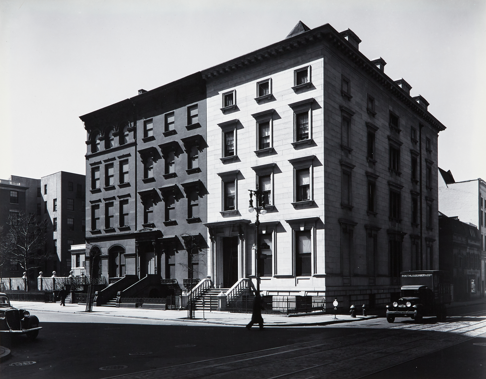 Lot image - ABBOTT, BERENICE (1898-1991)  [Fifth Avenue, Nos. 4, 6, 8],