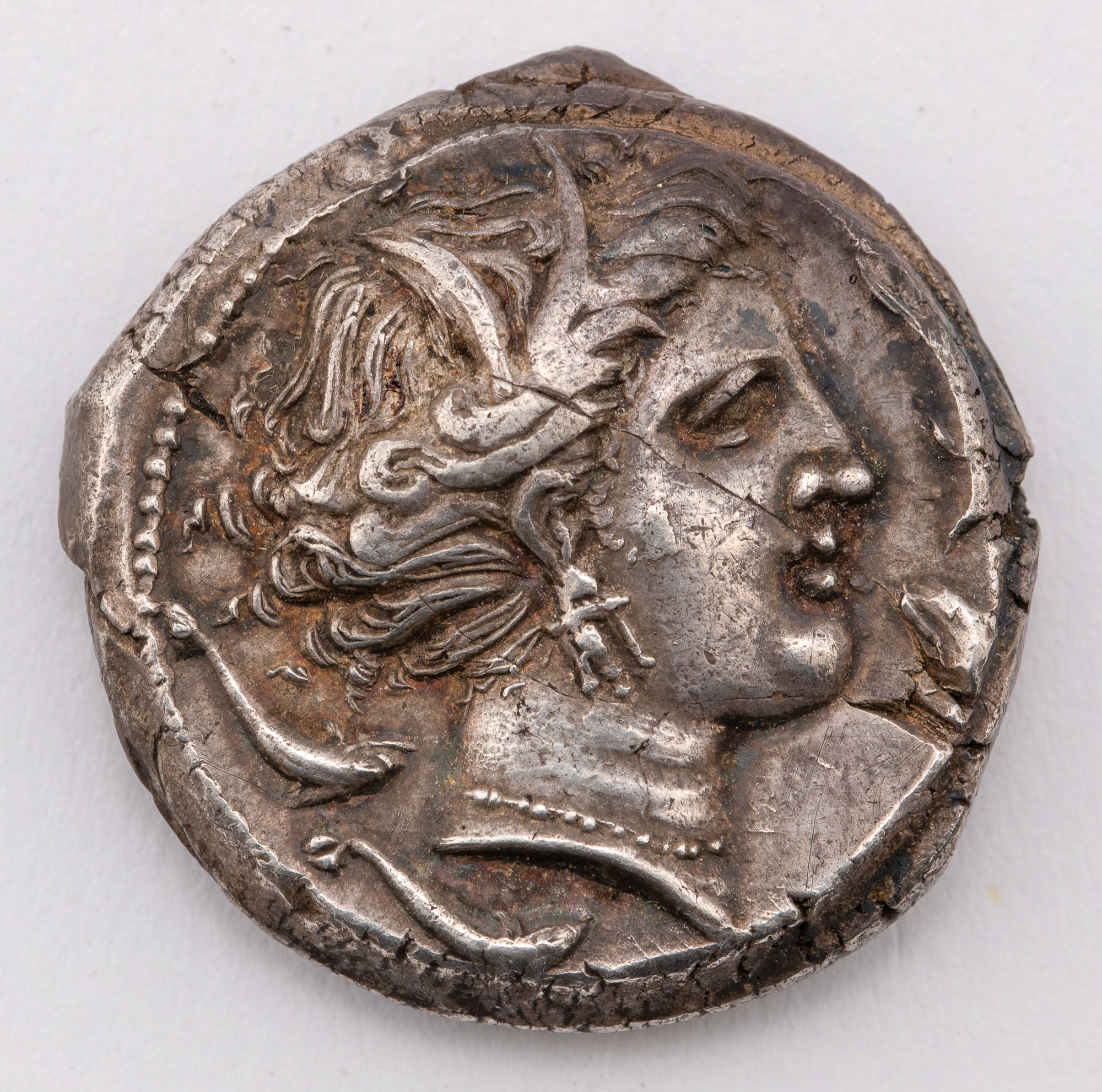 Lot image - Sicily. Siculo-Punic Series, ca. 350-305 BC. AR Tetradrachm (17.1g), uncertain mint.