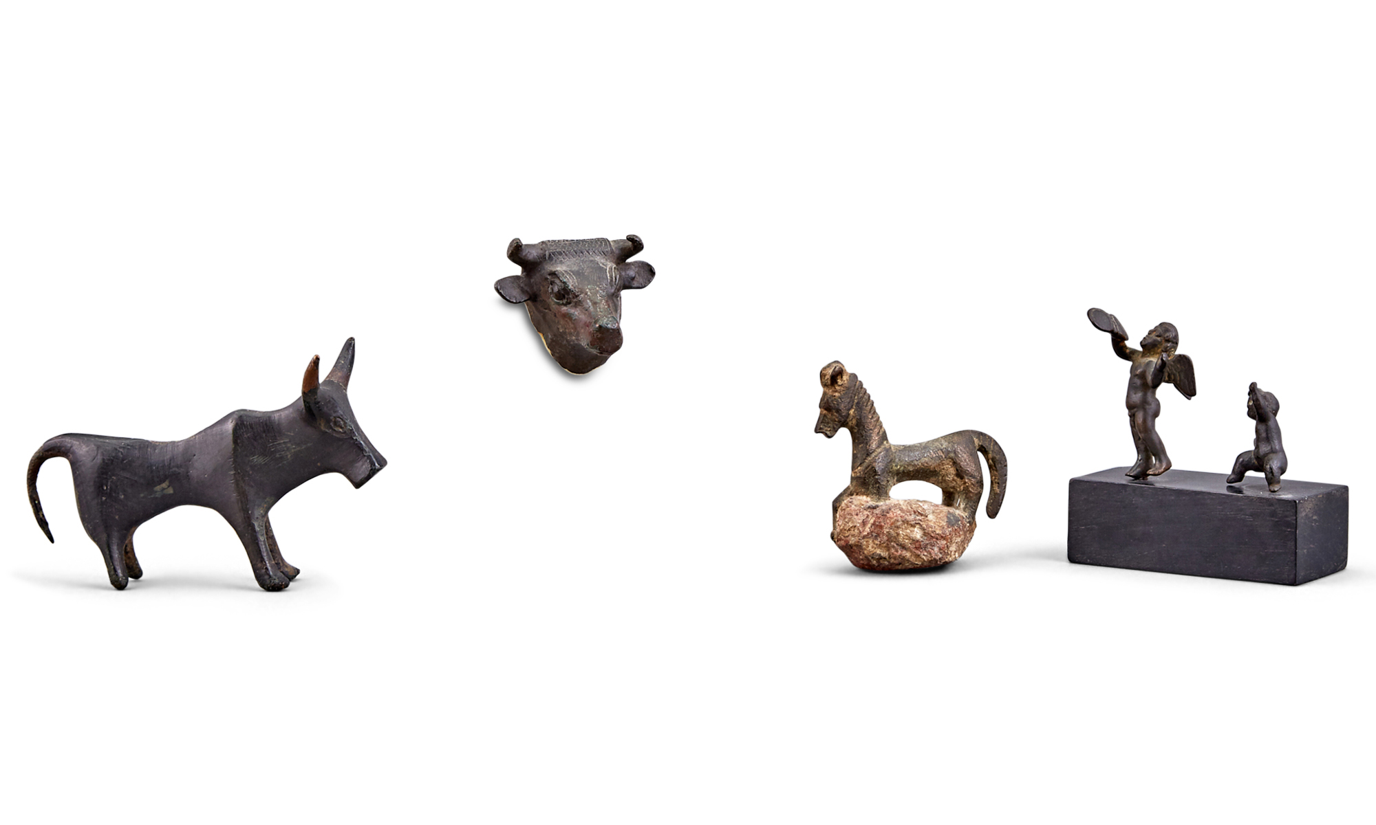 Lot image - Group of Roman and Roman Type Bronze Acticles