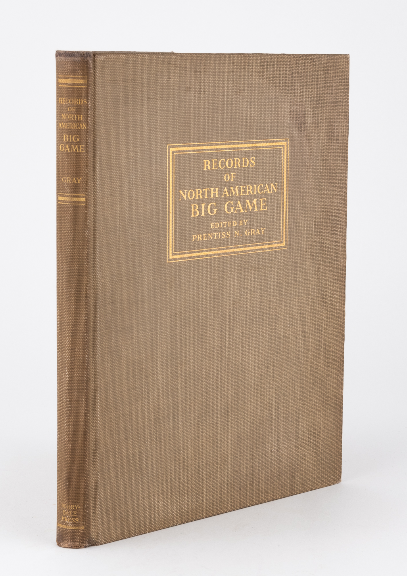 Lot image - [DERRYDALE PRESS]  GRAY, PRENTISS N. [editor]. Records of North American Big Game.