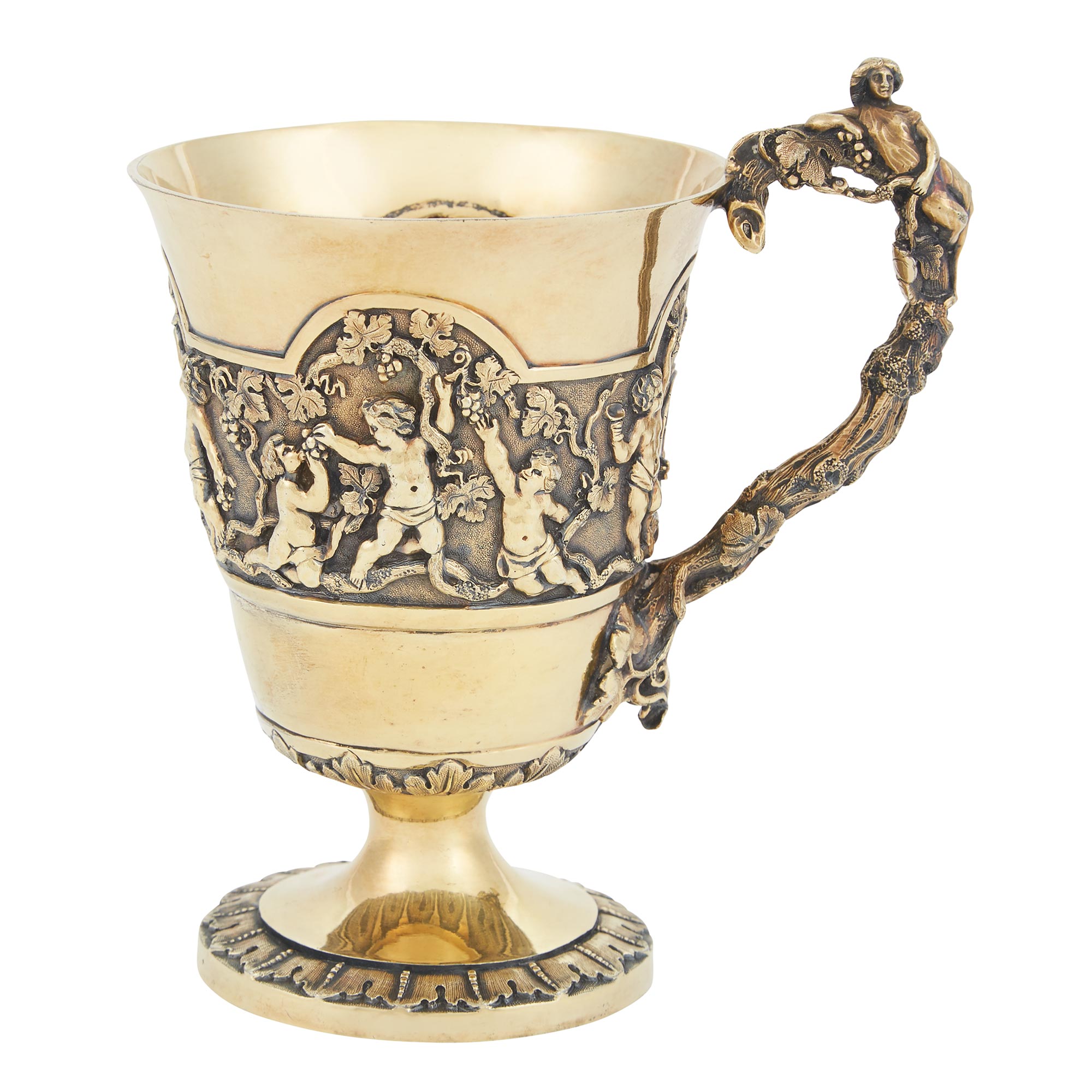 Lot image - Victorian Silver Gilt Cup