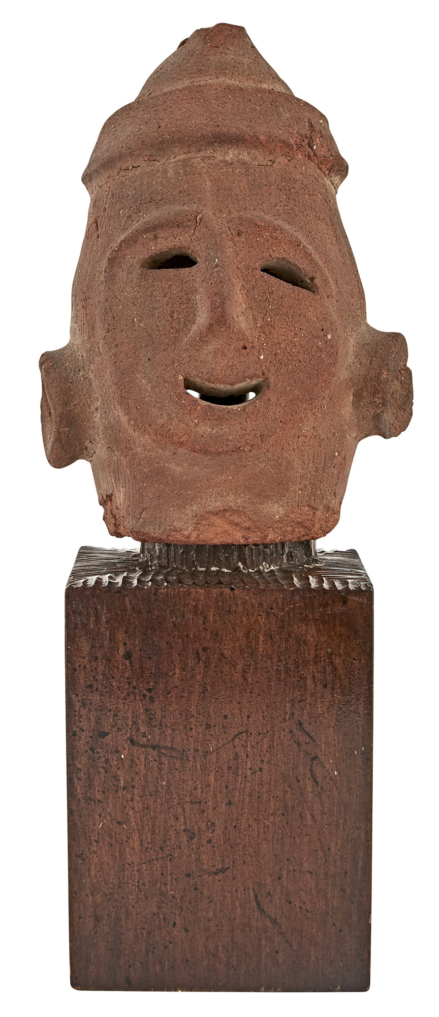 Lot image - Japanese Jomon Style Pottery Head