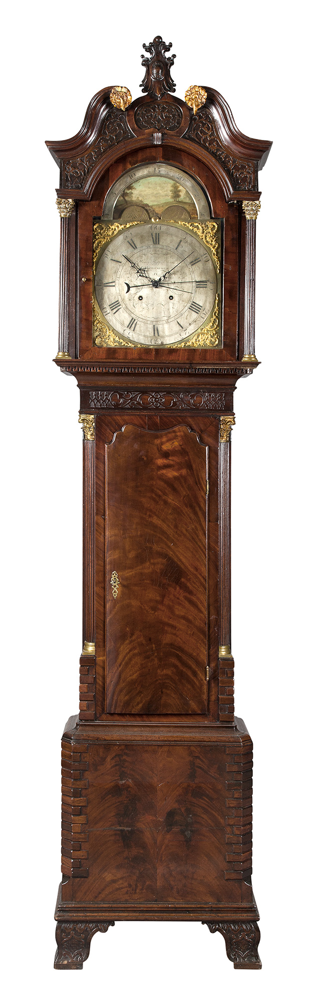 Lot image - George III Mahogany Longcase Clock