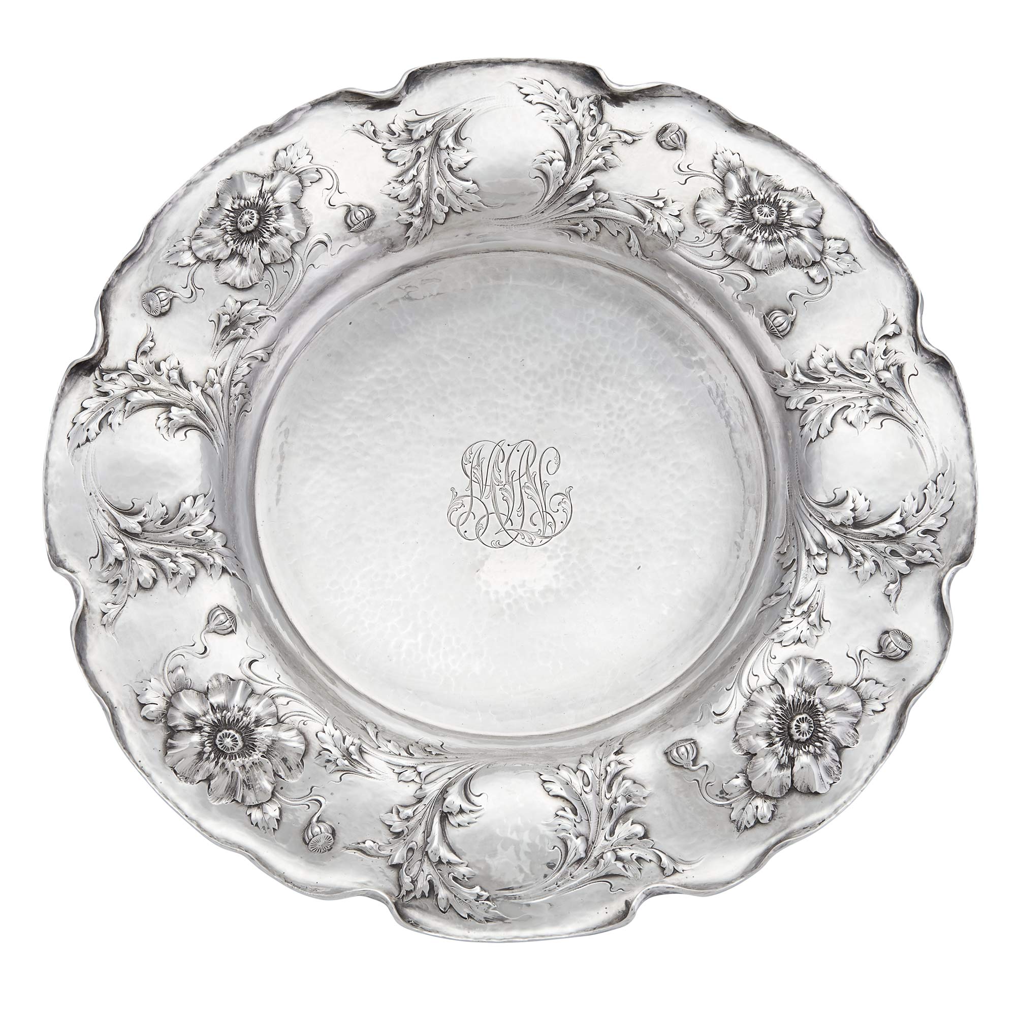 Lot image - Tiffany & Co. Sterling Silver Footed Cake Plate