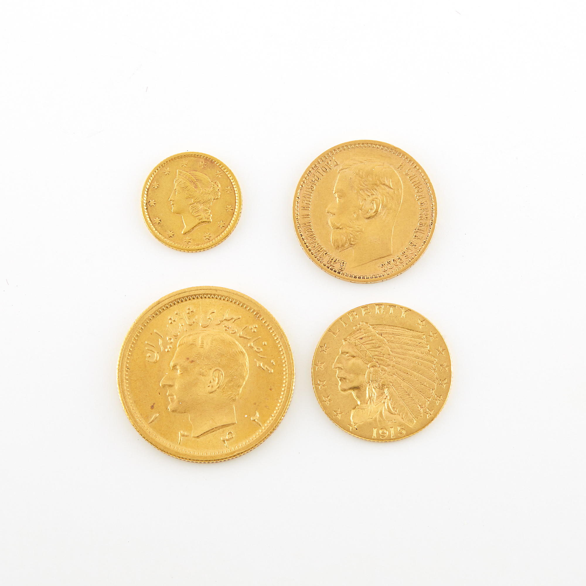 Lot image - Group of World Gold Coins