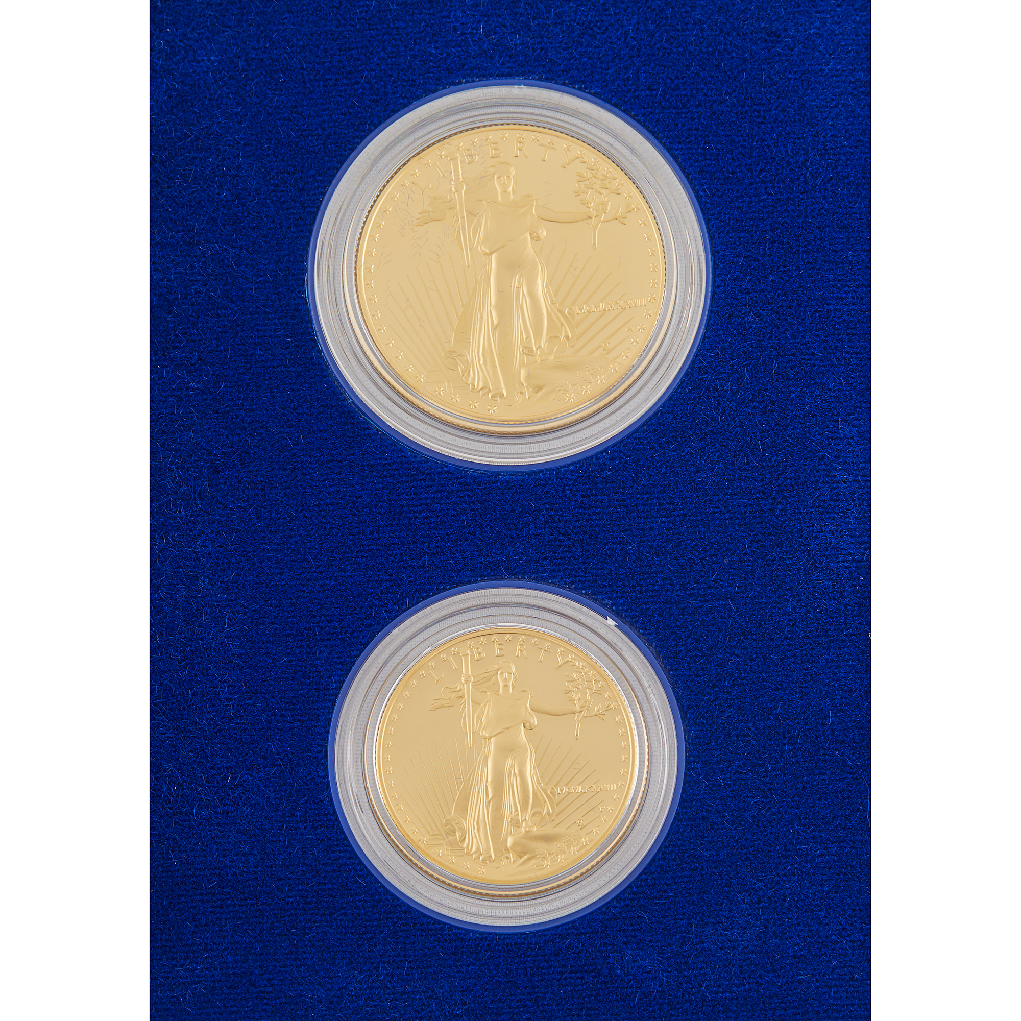 Lot image - United States 1987 Two Piece Gold Eagle Proof Set