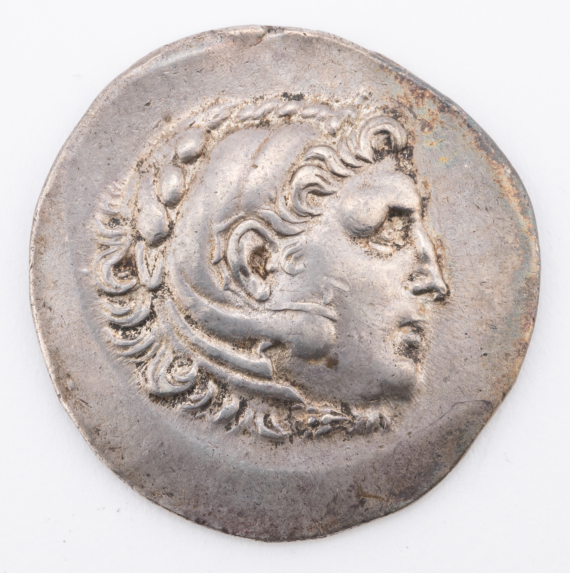 Lot image - Macedon. Macedonian Kingdom - In the Name and Types of   Alexander III (The Great), 336-323 BC (late Post-humous issue). AR Tetradrachm (16.8g), Temnos mint, ca. 188-170 BC.