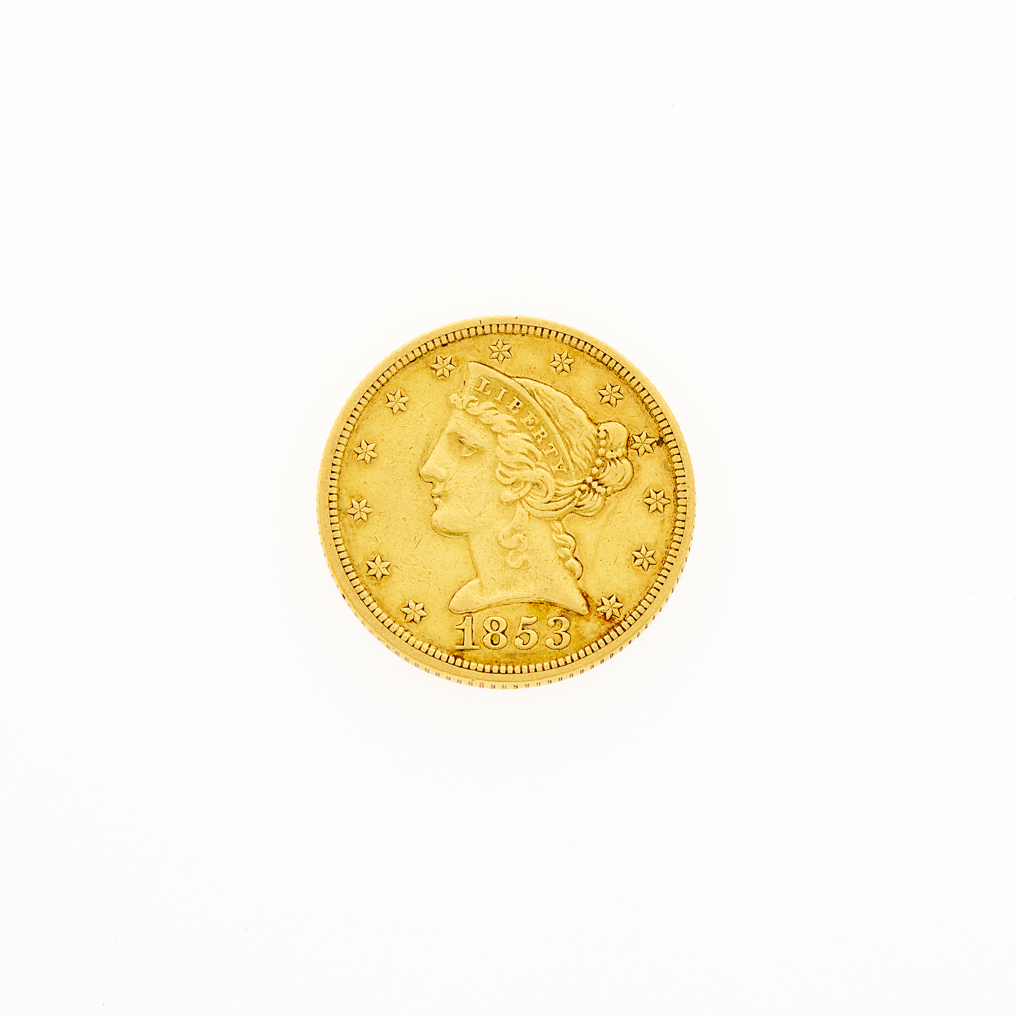 Lot image - United States 1853-C $5 Liberty