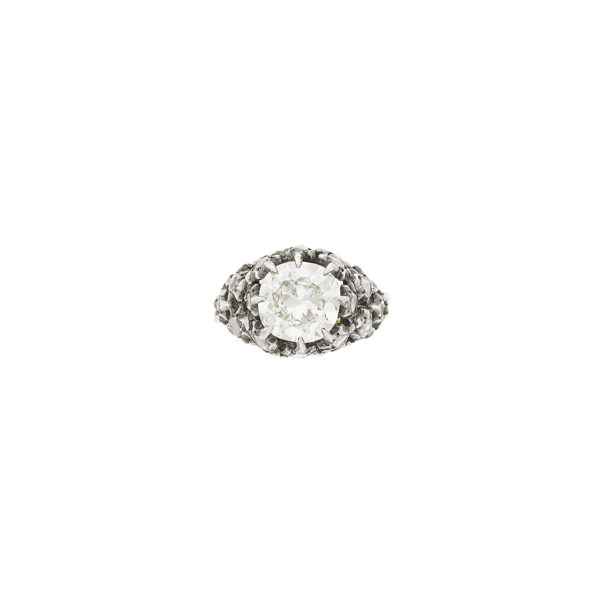 Lot image - Buccellati Silver, Gold and Diamond Ring