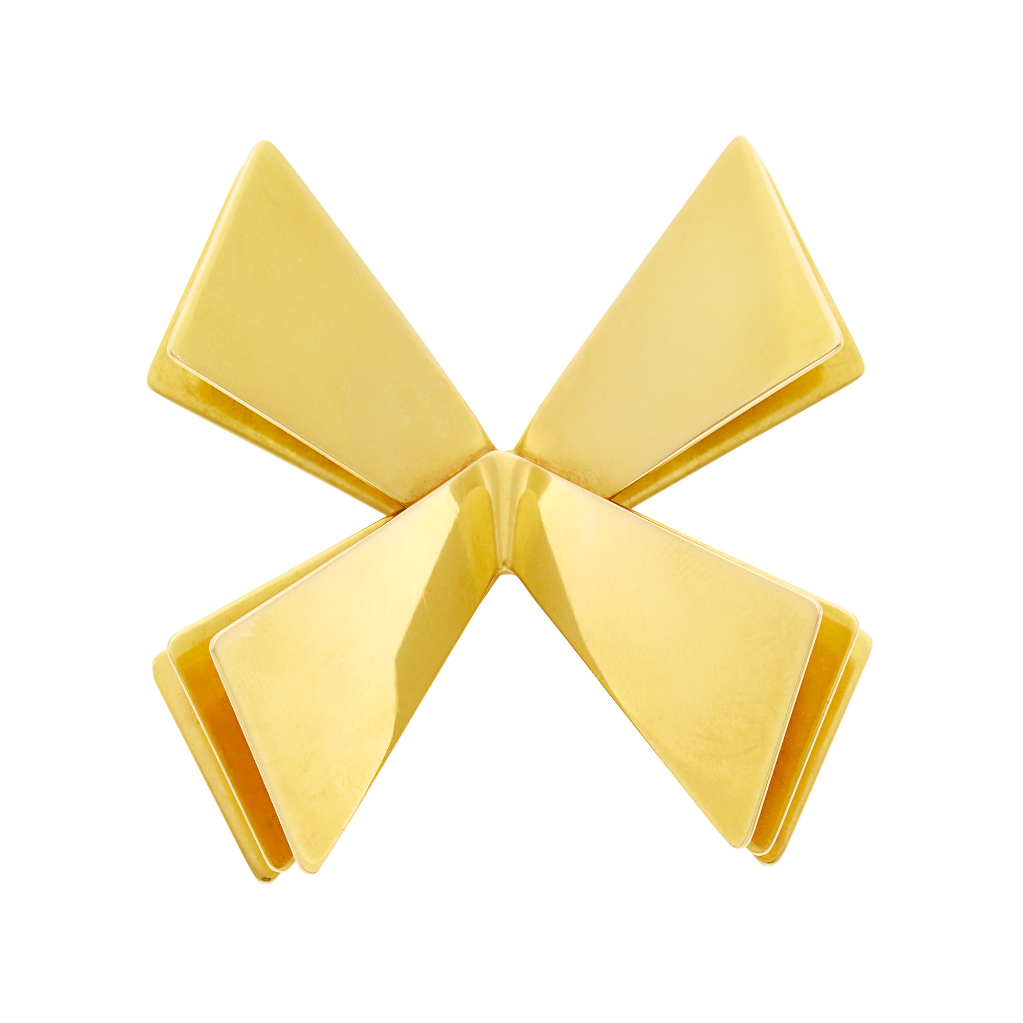 Lot image - Nanna Ditzel for Georg Jensen Gold Windmill Brooch