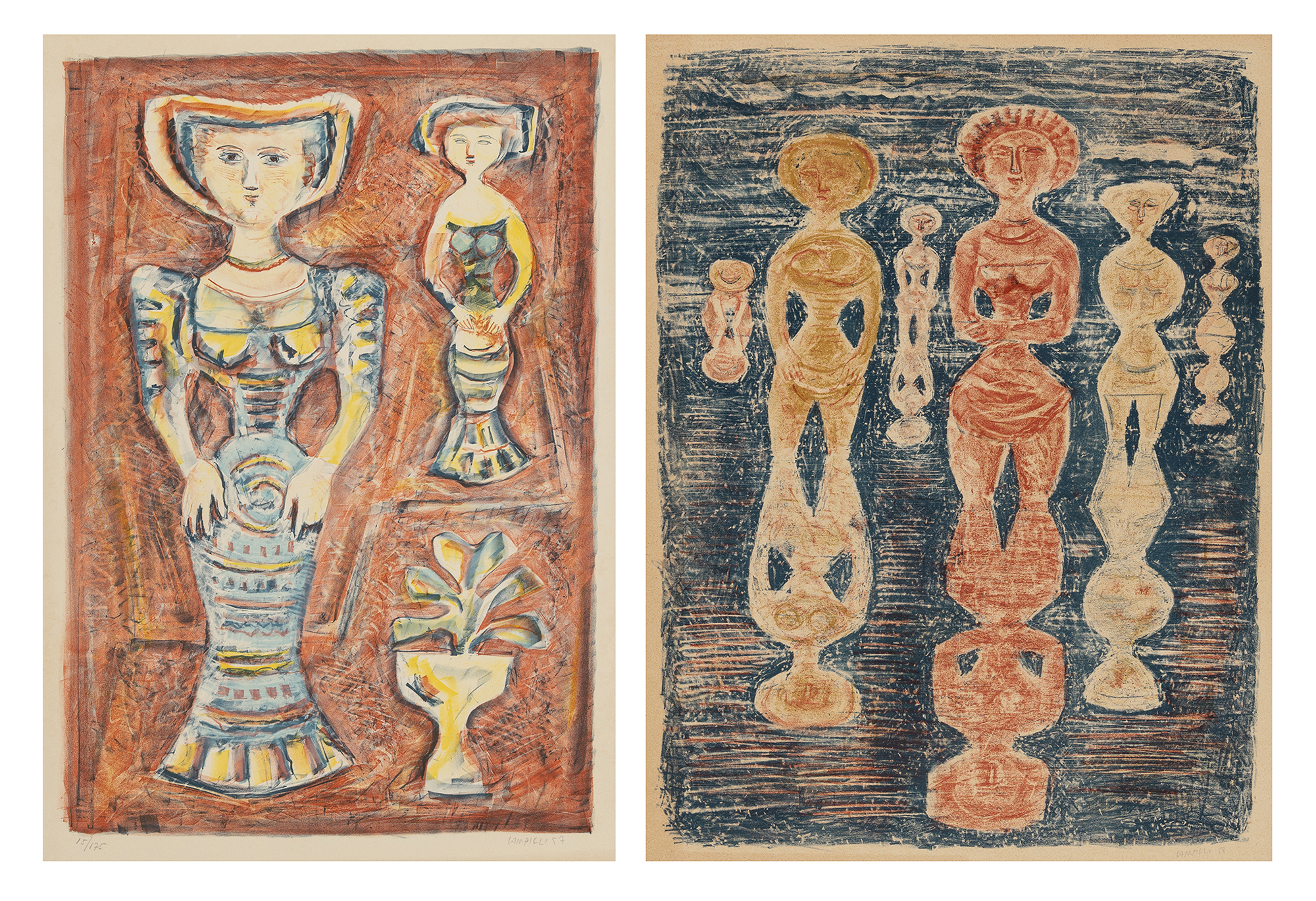 Lot image - Massimo Campigli (1895-1971)