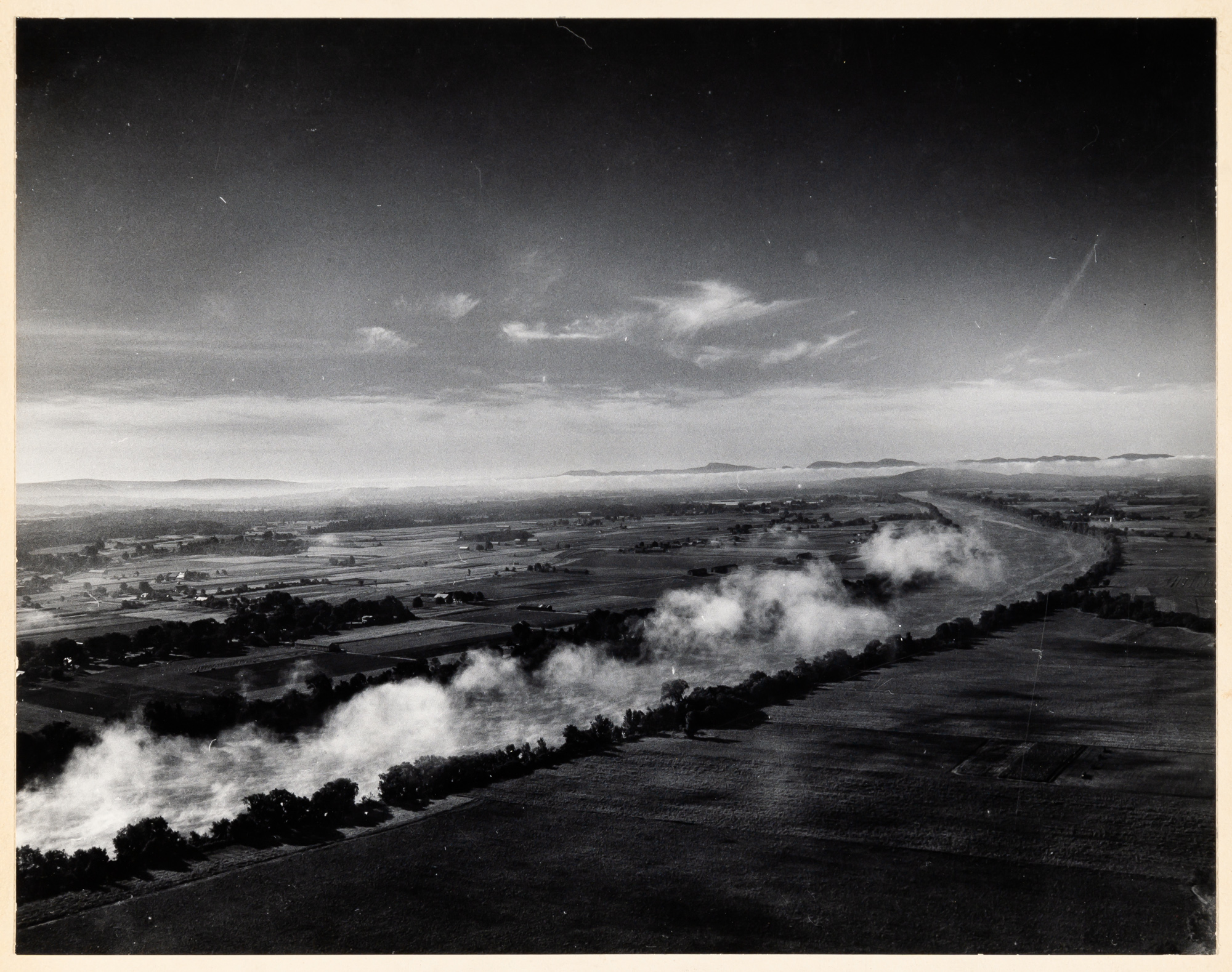 Lot image - BOURKE-WHITE, MARGARET (1904-1971)  Connecticut River Valley.