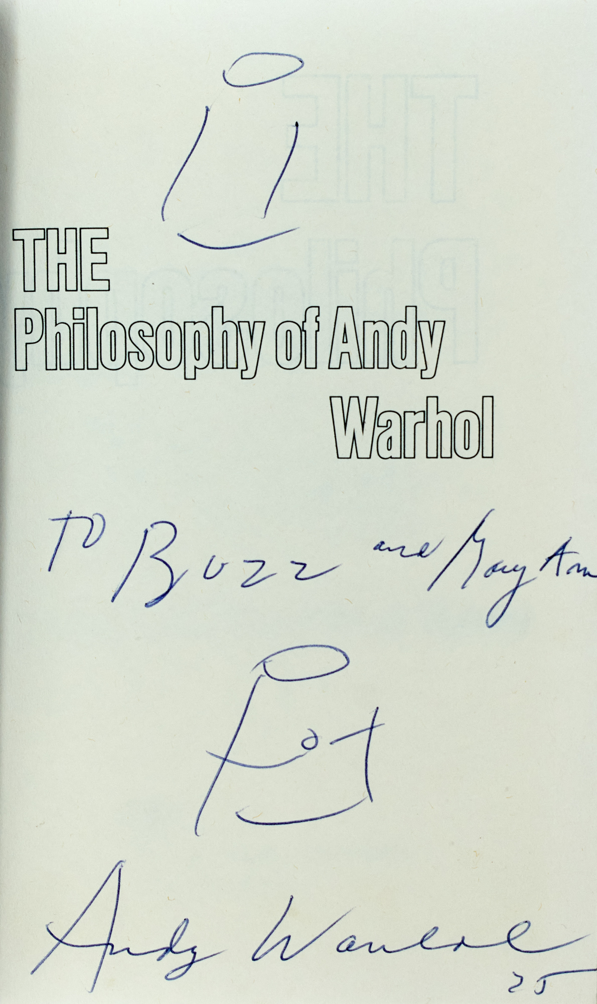 Lot image - Andy Warhol  The Philosophy of Andy Warhol (From A to B and Back Again)