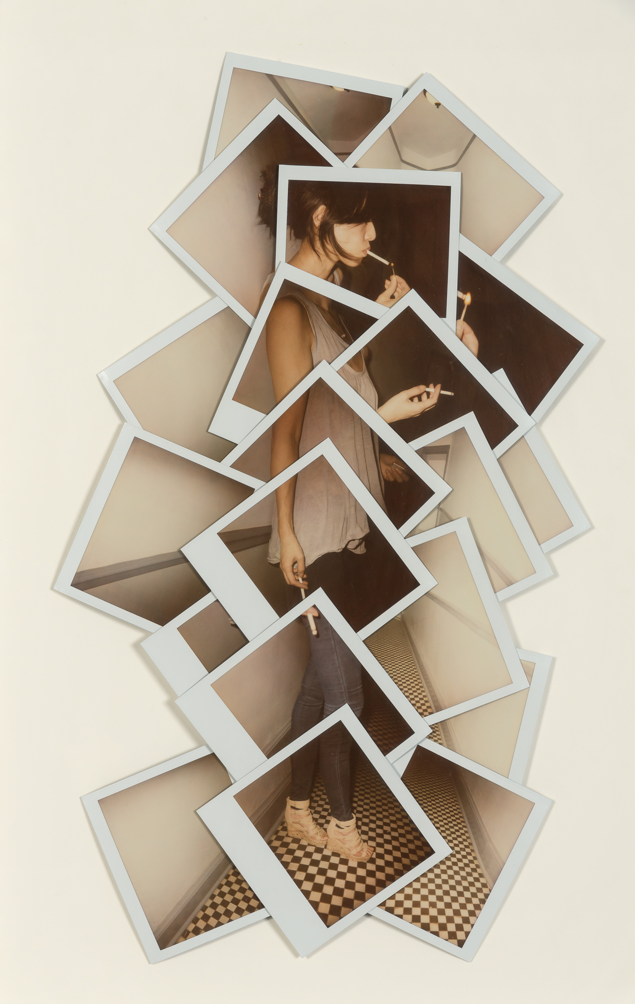 Lot image - KOST, JEREMY (b. 1977)  [Woman smoking],