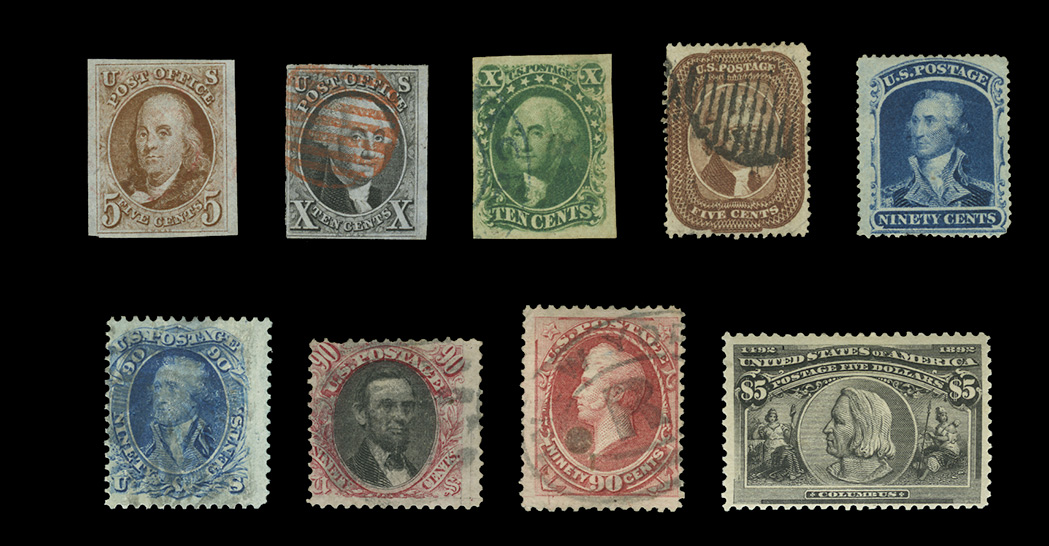 Lot image - United States Collection of Early Stamp Issues