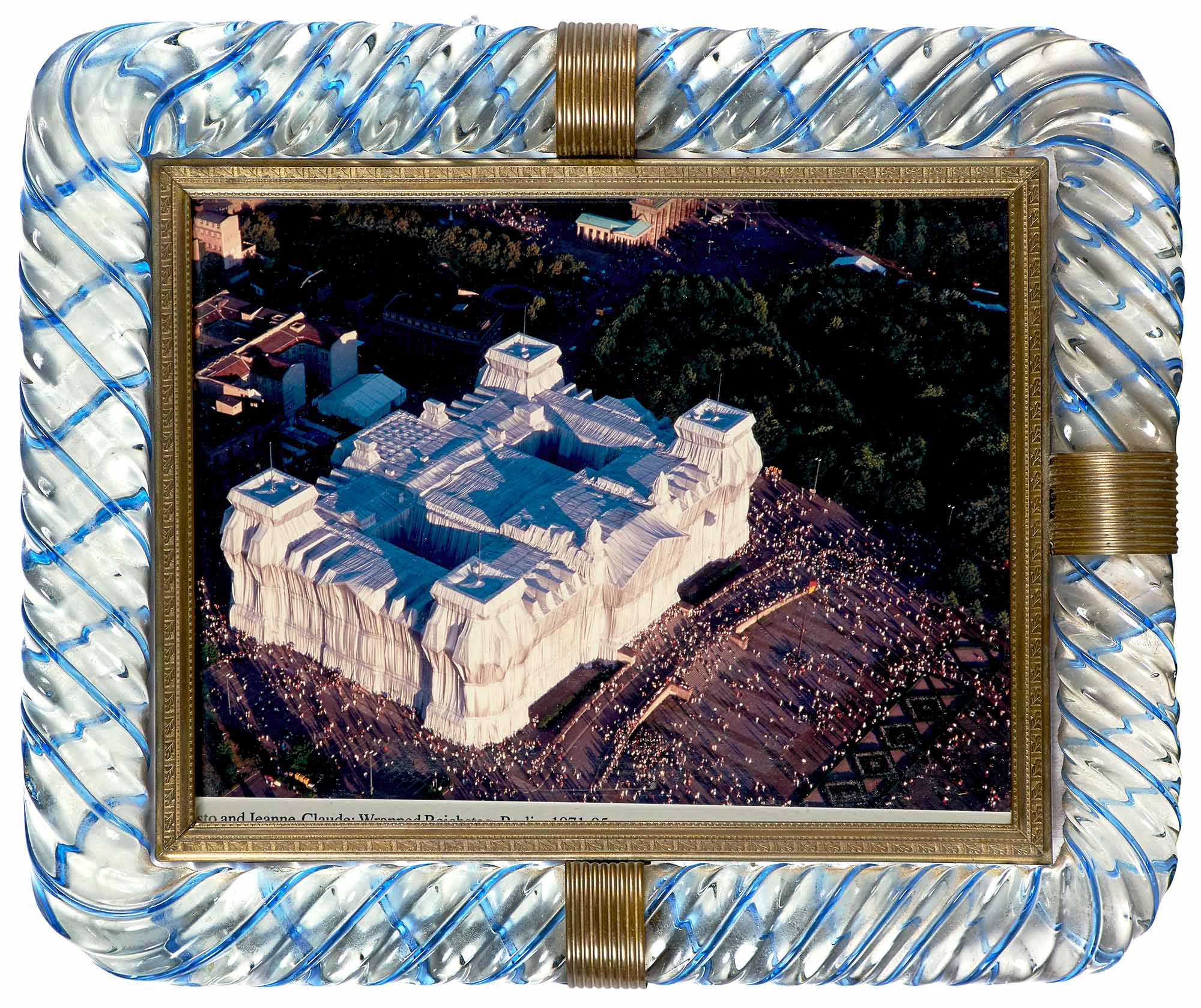 Lot image - Venini Murano Glass Photograph Frame