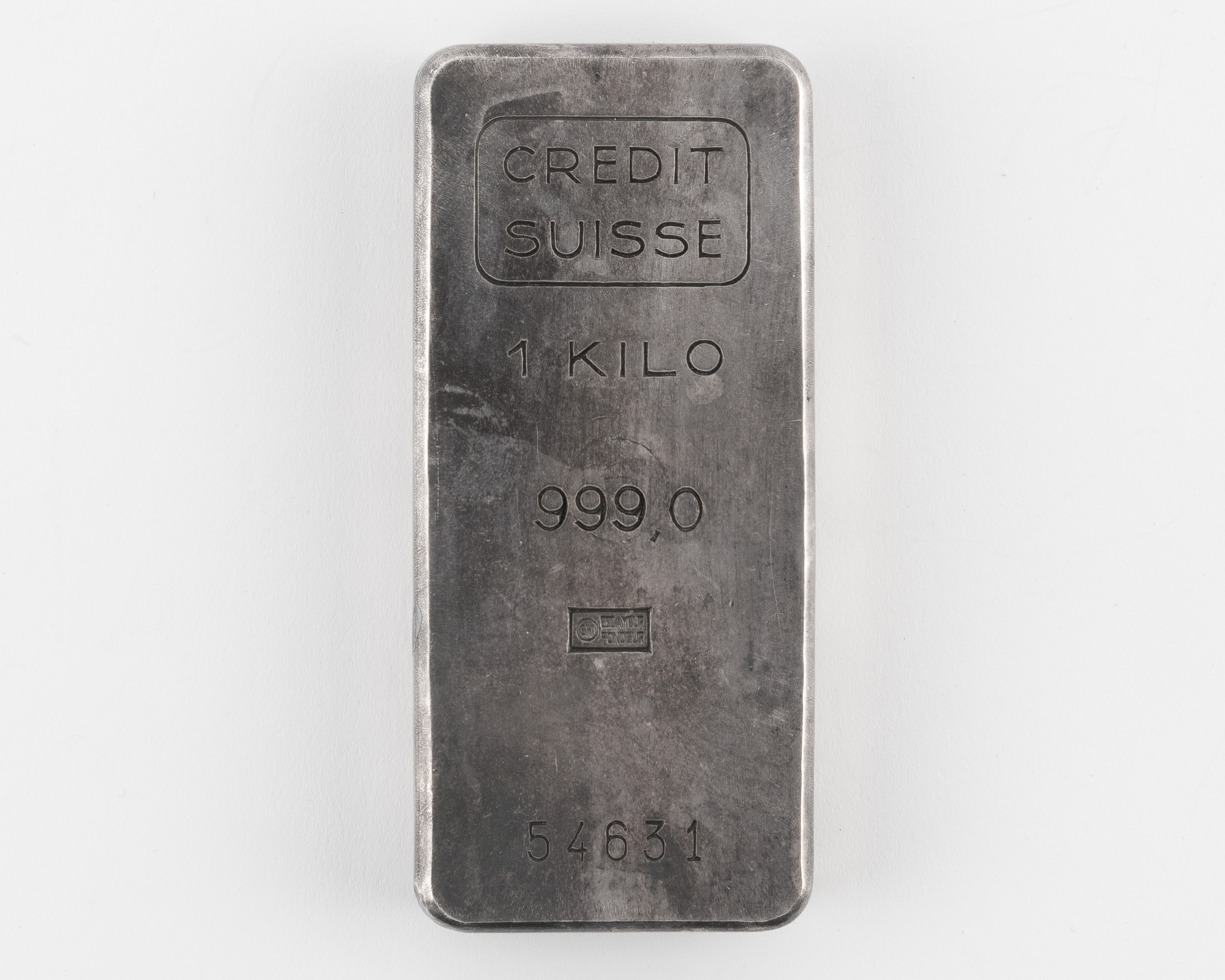 Lot image - Credit Suisse 1 Kilo Silver Bar