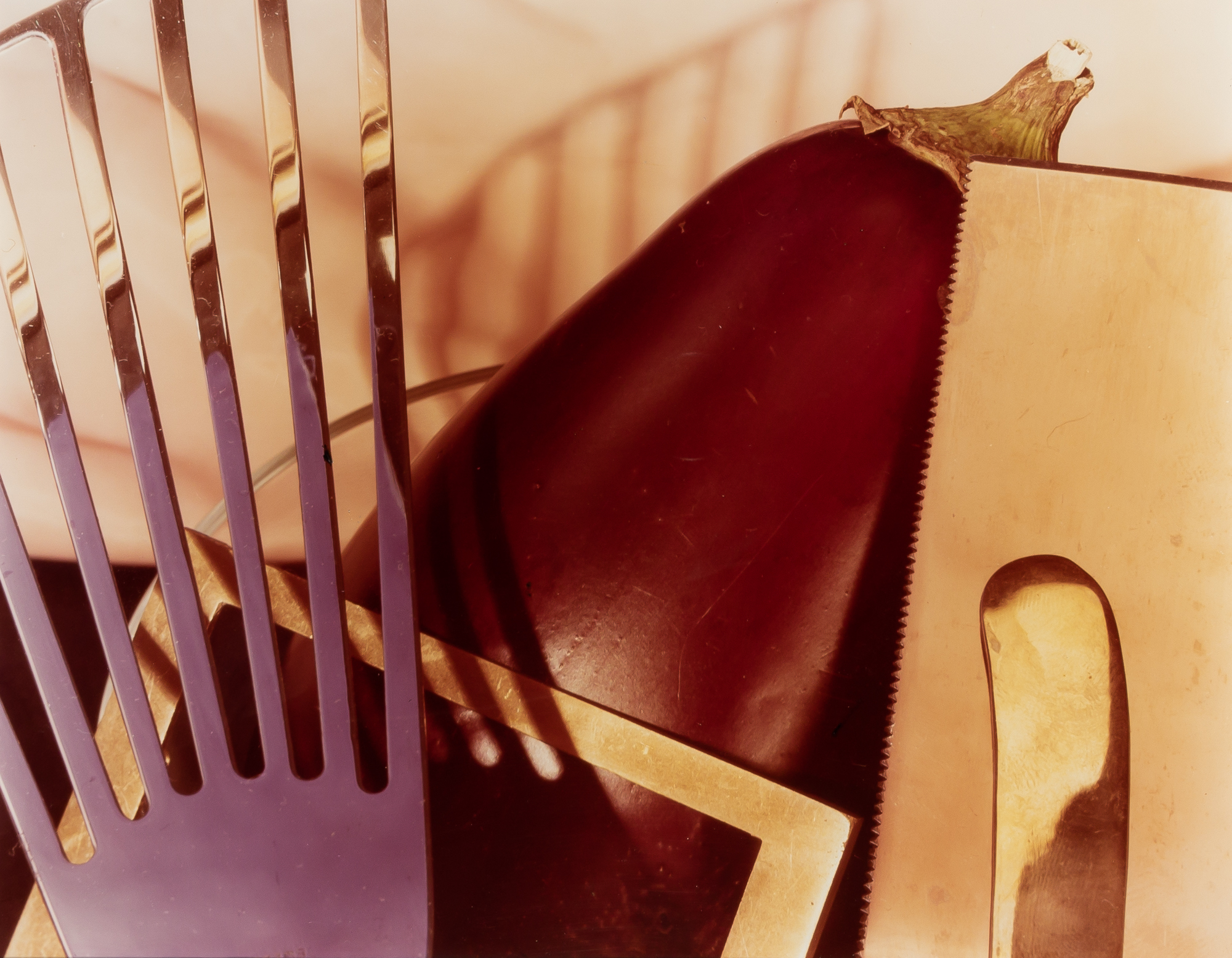 Lot image - GROOVER, JAN (b. 1943)  Group of three chromogenic works.  Comprises 60-1-1978 [Forks]