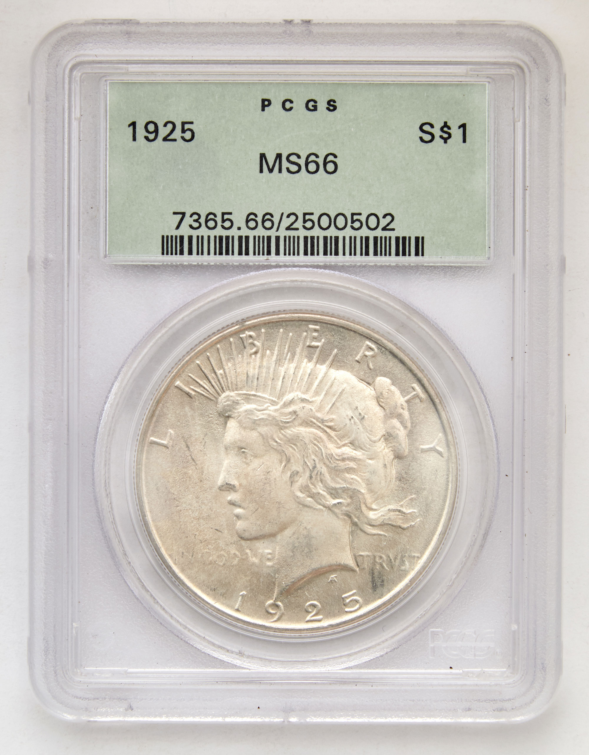 Lot image - United States 1925 Peace Dollar PCGS