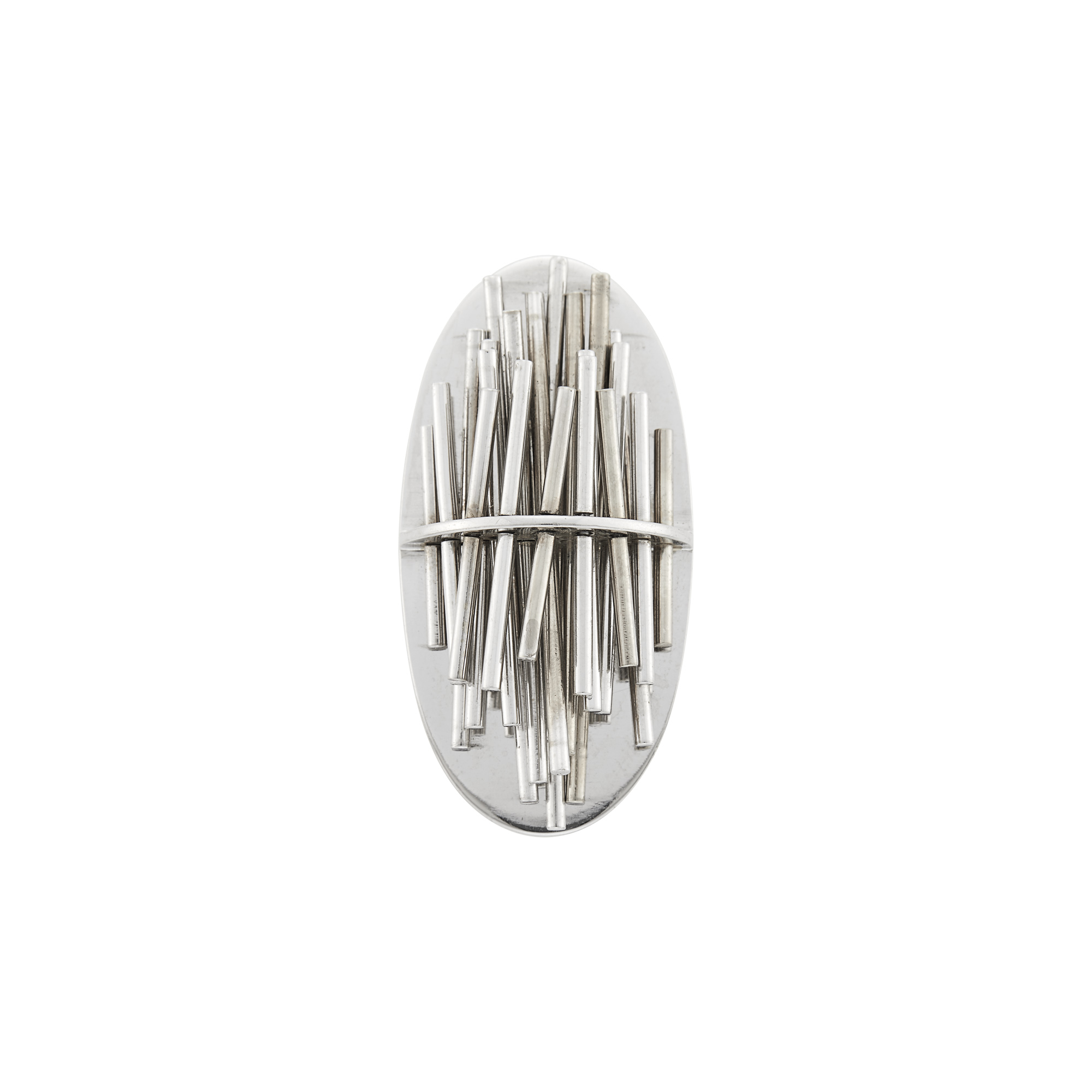 Lot image - Pol Bury White Gold Kinetic Bastonicini Ring