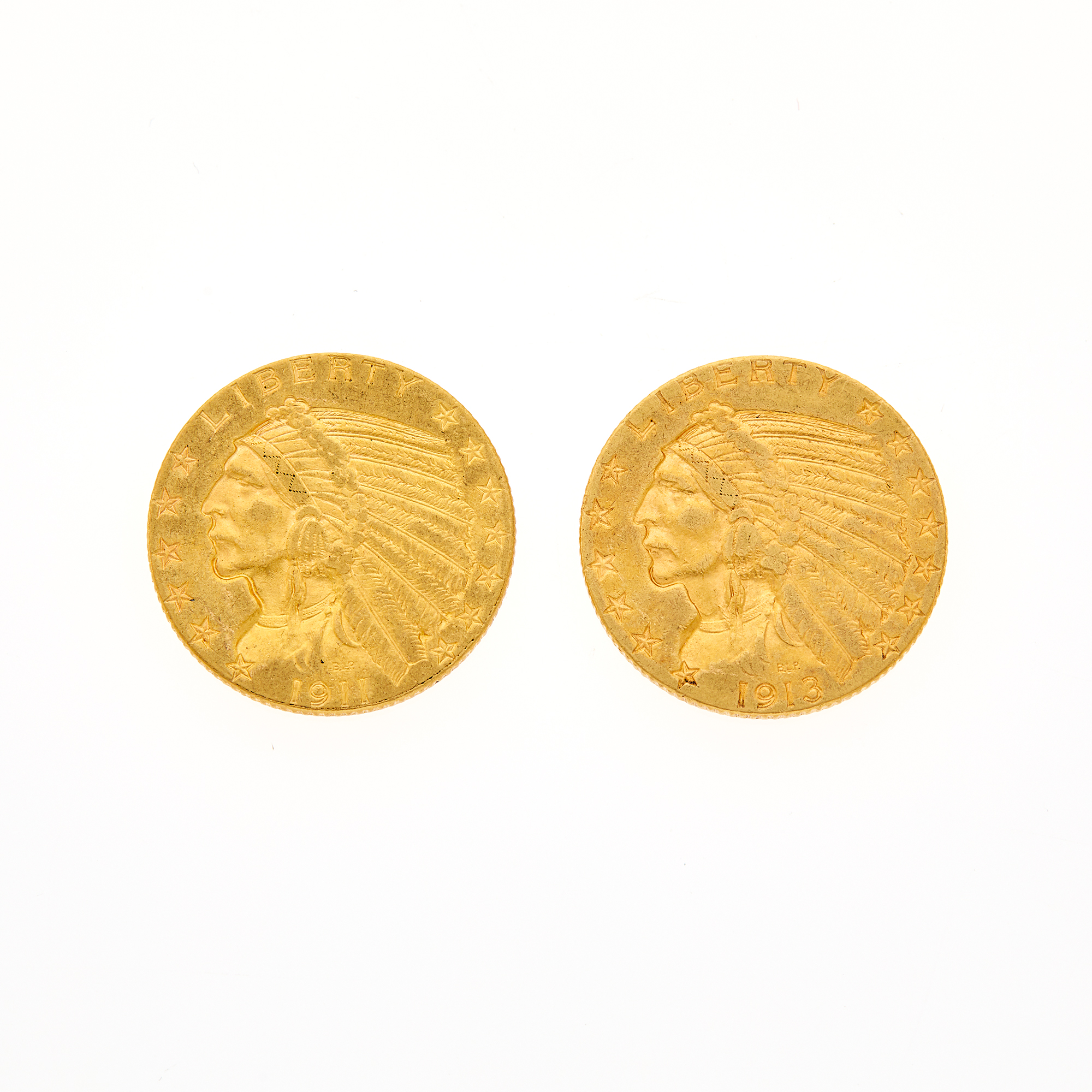 Lot image - United States $5 Indian Head Coins